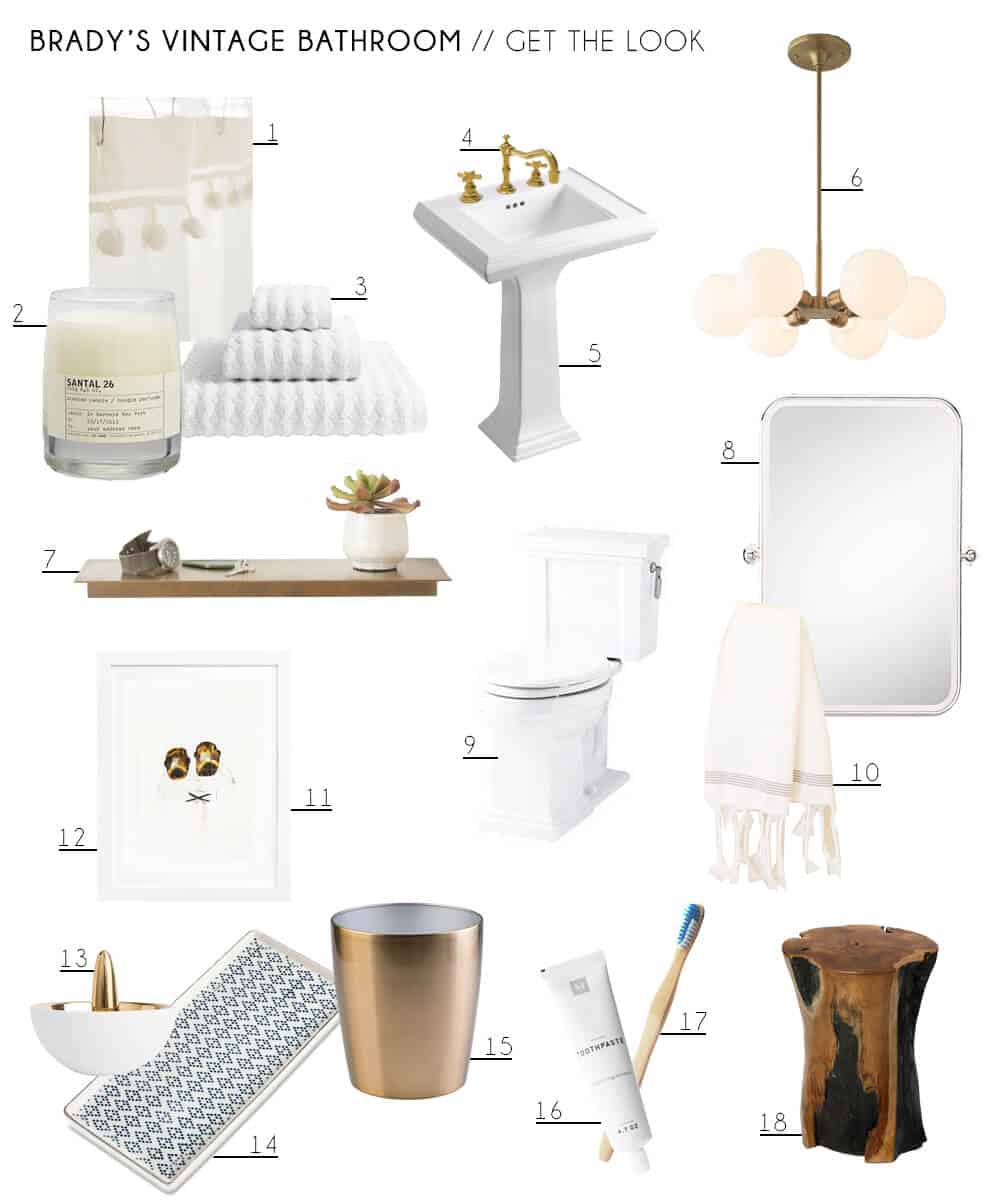 Apartment Rental Bathroom Makeover Takeover Redesign Brady Tolbert White and Turquoise_Roundup