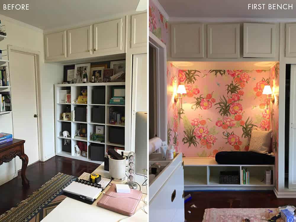 Before Photos Design Mistakes Who Pays For Them Girls Pink Nursery Bench