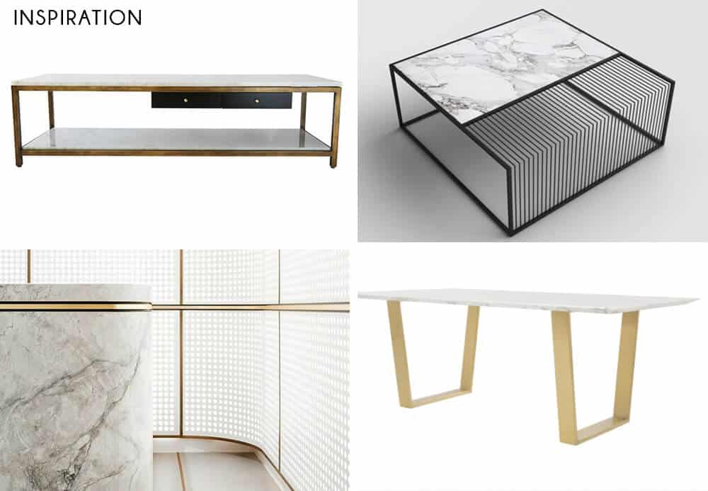 Adrienne desk_ inspiration_ marble desk_brass inlay desk_custom desk_DIY
