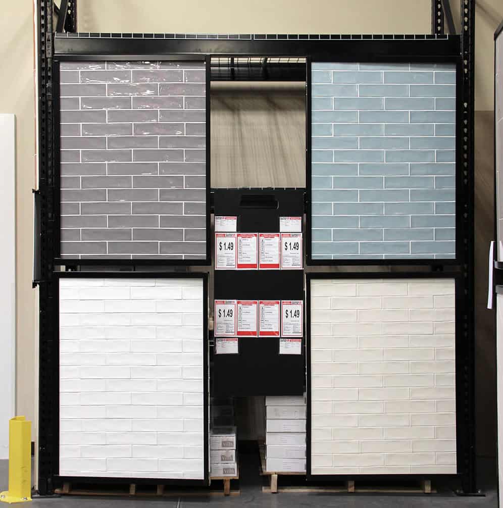 hand-made-subway tile Store Tour Emily Henderson Floor and Decor Flooring Tile Marble 4