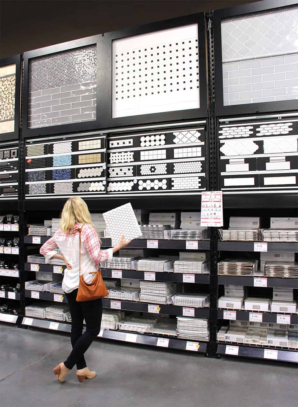 Store Tour Emily Henderson Floor and Decor Flooring Tile Marble 5