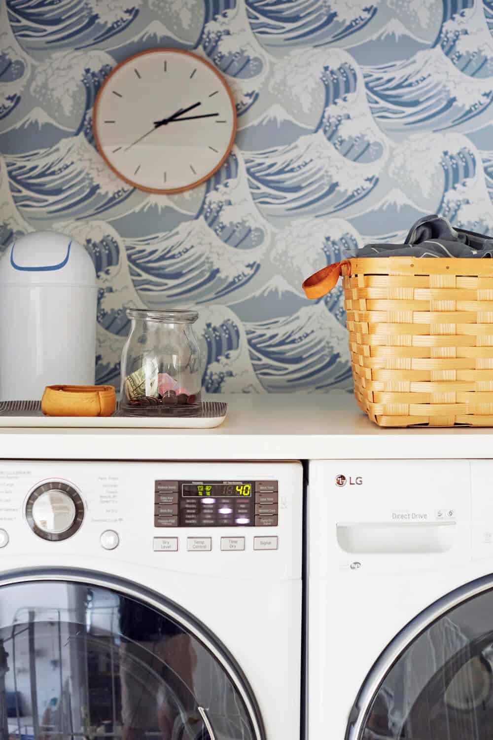 Laundry Room_Emily Henderson_Big Wave Wallpaper_Blue_LG_Detail_5