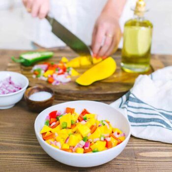 Lazy Girl Appetizers Emily Henderson mango-salsa3