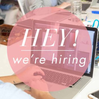 We're Hiring