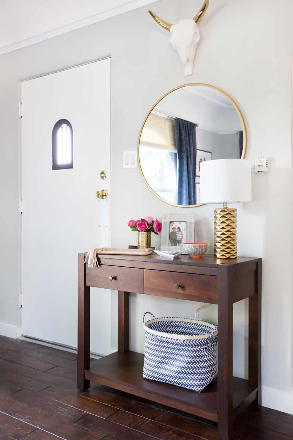 Emily Henderson_Target_Makeover_Nanny Suprise_Happy_Modern_Traditional_Eclectic_Makeover_Blue_Pink_Living Room_13