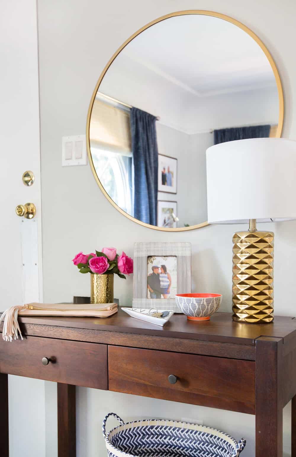 Emily Henderson_Target_Makeover_Nanny Suprise_Happy_Modern_Traditional_Eclectic_Makeover_Blue_Pink_Living Room_14