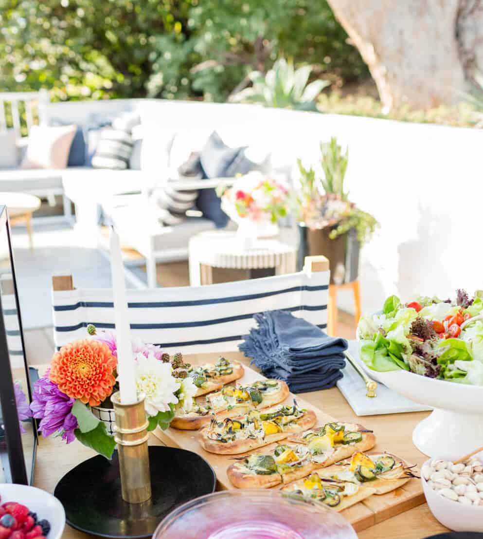 Summer Party_Outdoor Entertaining_Emily Henderson_Blackbox Wines_Flowers_Casual_Pink_Orange_Modern_Organic_Boho_Black_Grey_Blue_19