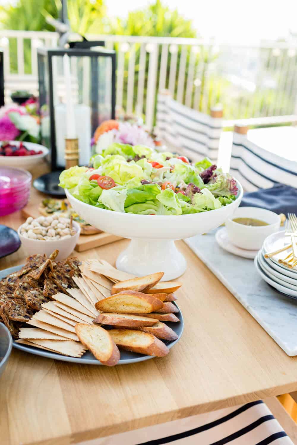 Summer Party_Outdoor Entertaining_Emily Henderson_Blackbox Wines_Flowers_Casual_Pink_Orange_Modern_Organic_Boho_Black_Grey_Blue_20
