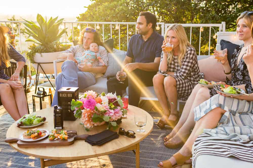 Summer Party_Outdoor Entertaining_Emily Henderson_Blackbox Wines_Flowers_Casual_Pink_Orange_Modern_Organic_Boho_Black_Grey_Blue_36