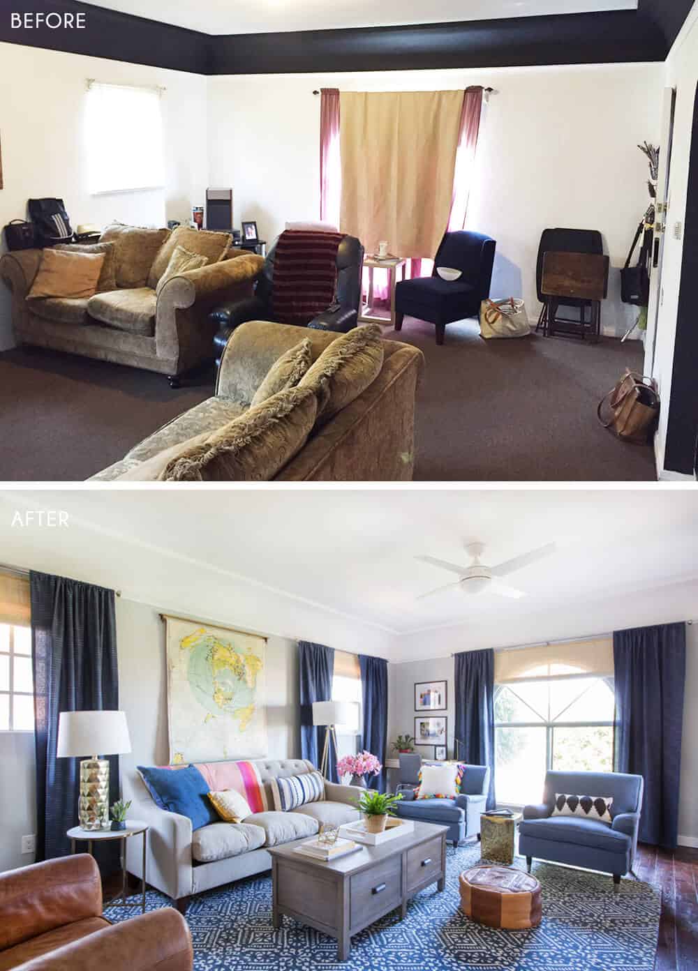 Sylvia Makeover Living Room Target Before_After 1