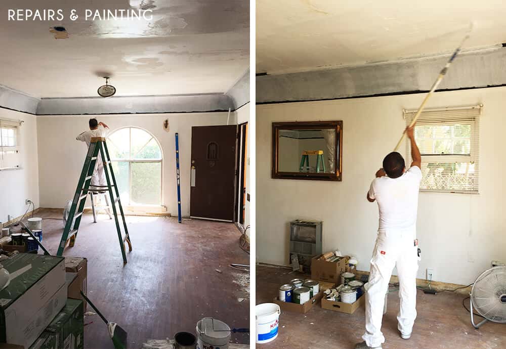 Sylvia Makeover Target Before_Painting and Repairs