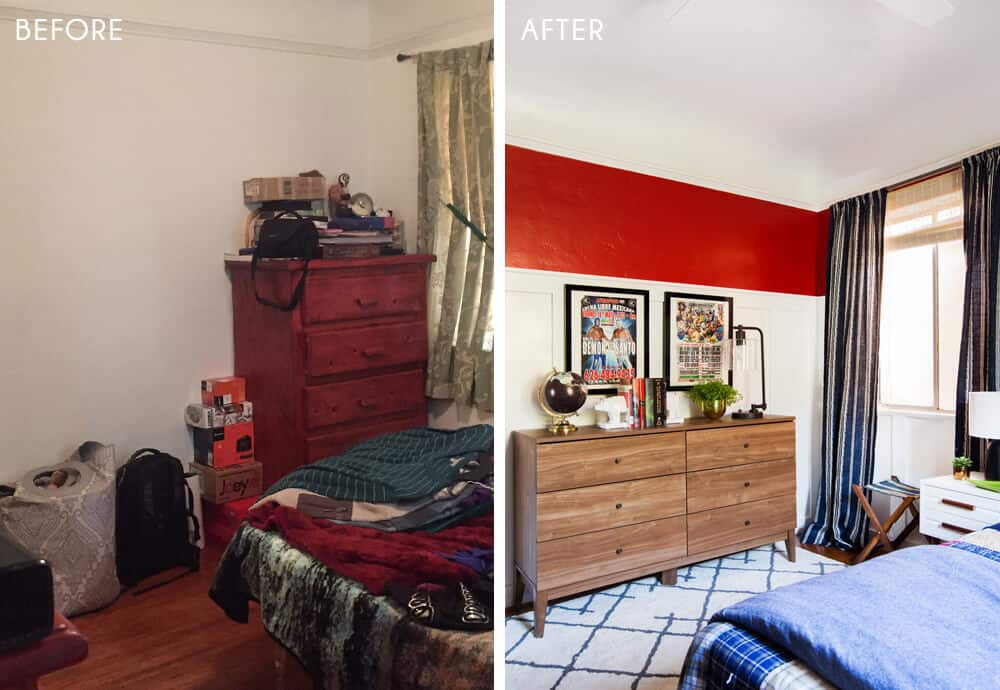 Sylvia Makeover Target Kids Bedroom_Emily Henderson_Before After 2