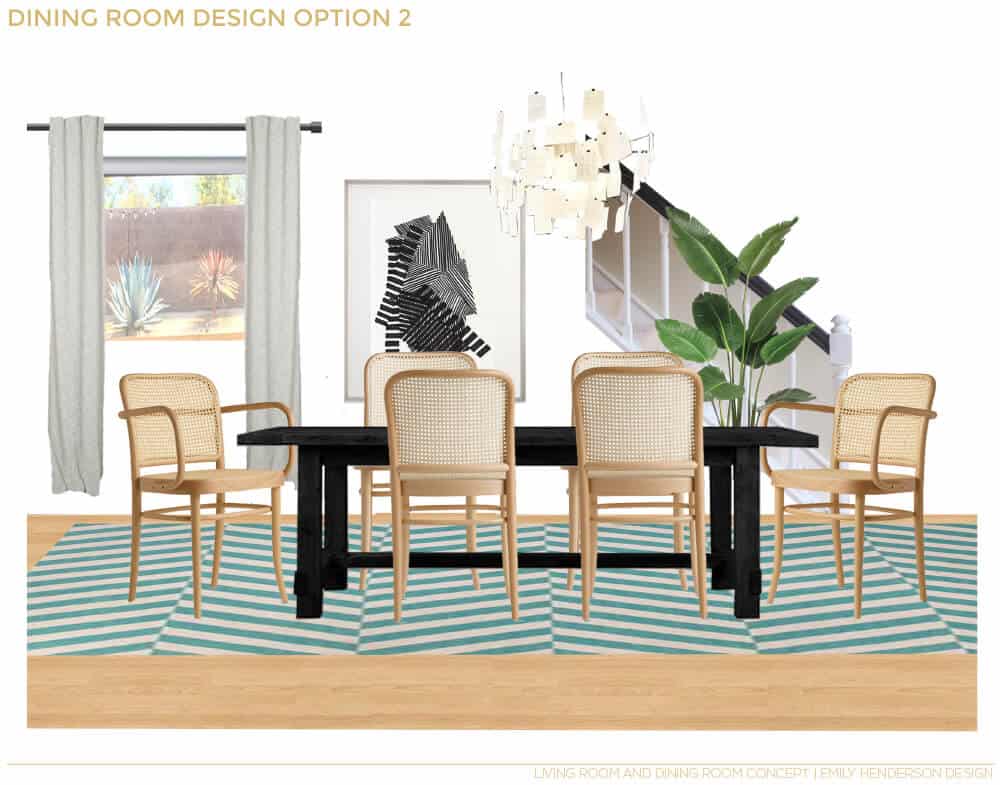 JaimeDerringer_EmilyHenderson_Dining_Room_Makeover_OptionTwo