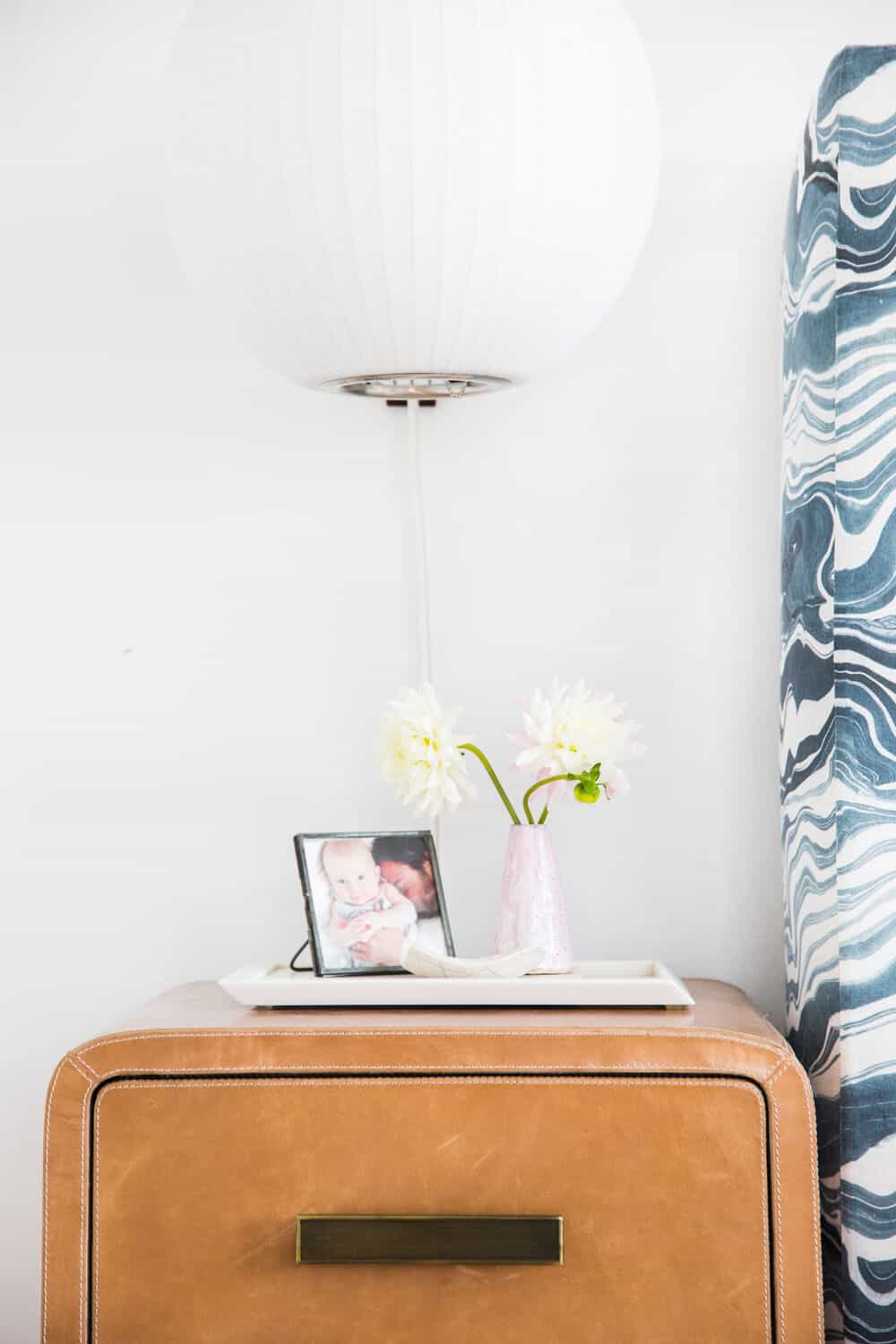 Master Bedroom Reveal Emily Henderson Design White Pink Blue and Gold-228