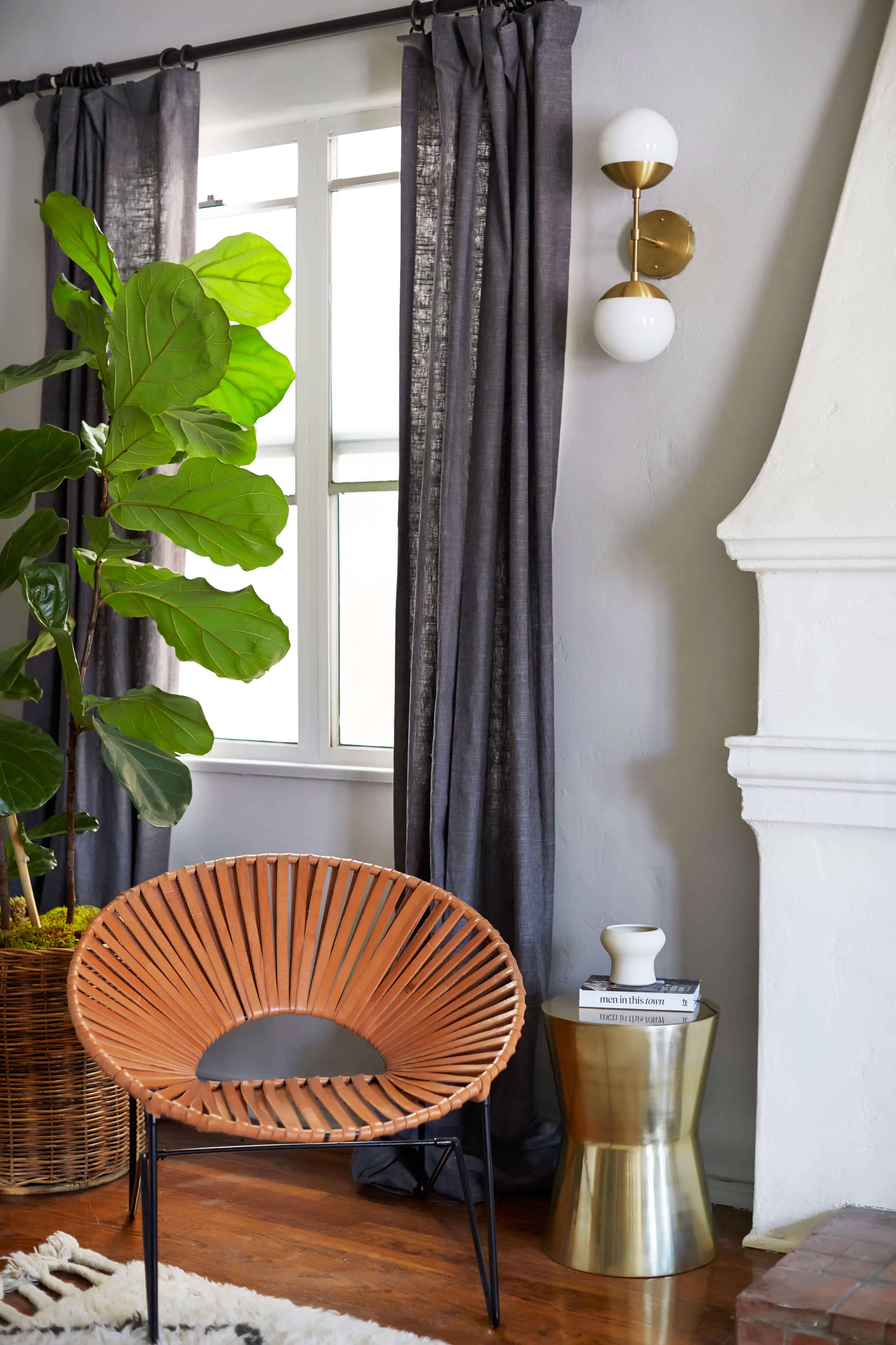 brady-tolbert-design_emily-henderson_living-room_eclectic_pavillion-grey_farrow-and-ball_brass-coffee-table_english-roll-arm_albini_masculine_traditional_west-elm_souk_flokati_leather_20