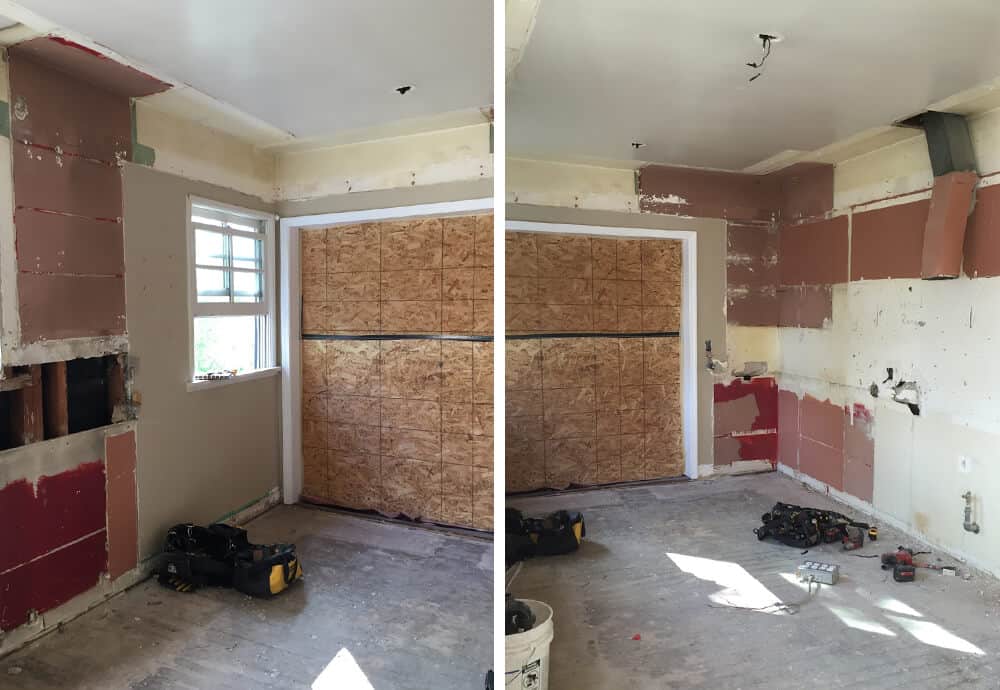 demo-2x2-grid-the-loreys-kitchen-redesign-demo-process-emily-henderson-design