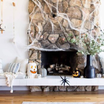 emily-henderson_fall-decorating_halloween_target_living-room_autumn_pumpkin_spider-web_decor_easy_affordable_1