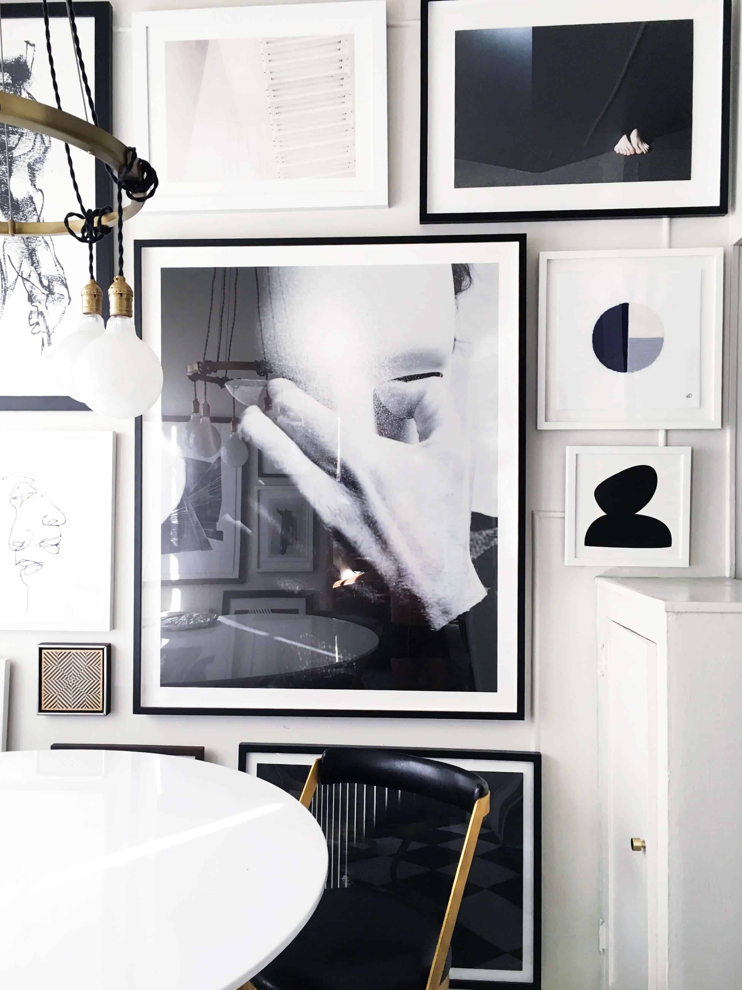 brady-tolbert_dining-room_gallery-wall_jane-denton_black-and-white_2