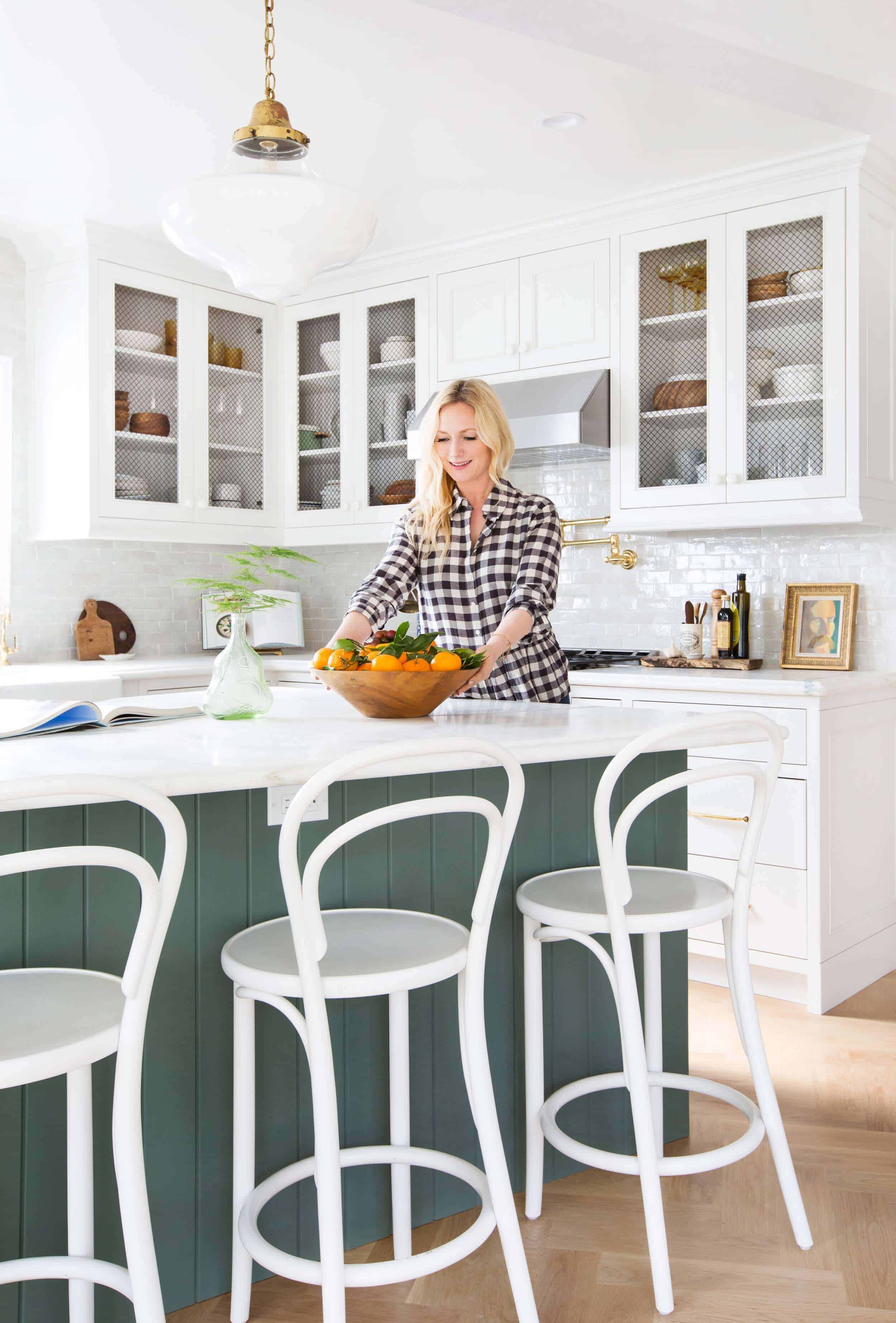 Emily Henderson Frigidaire Kitchen Reveal Waverly English Modern Edited Beams 32