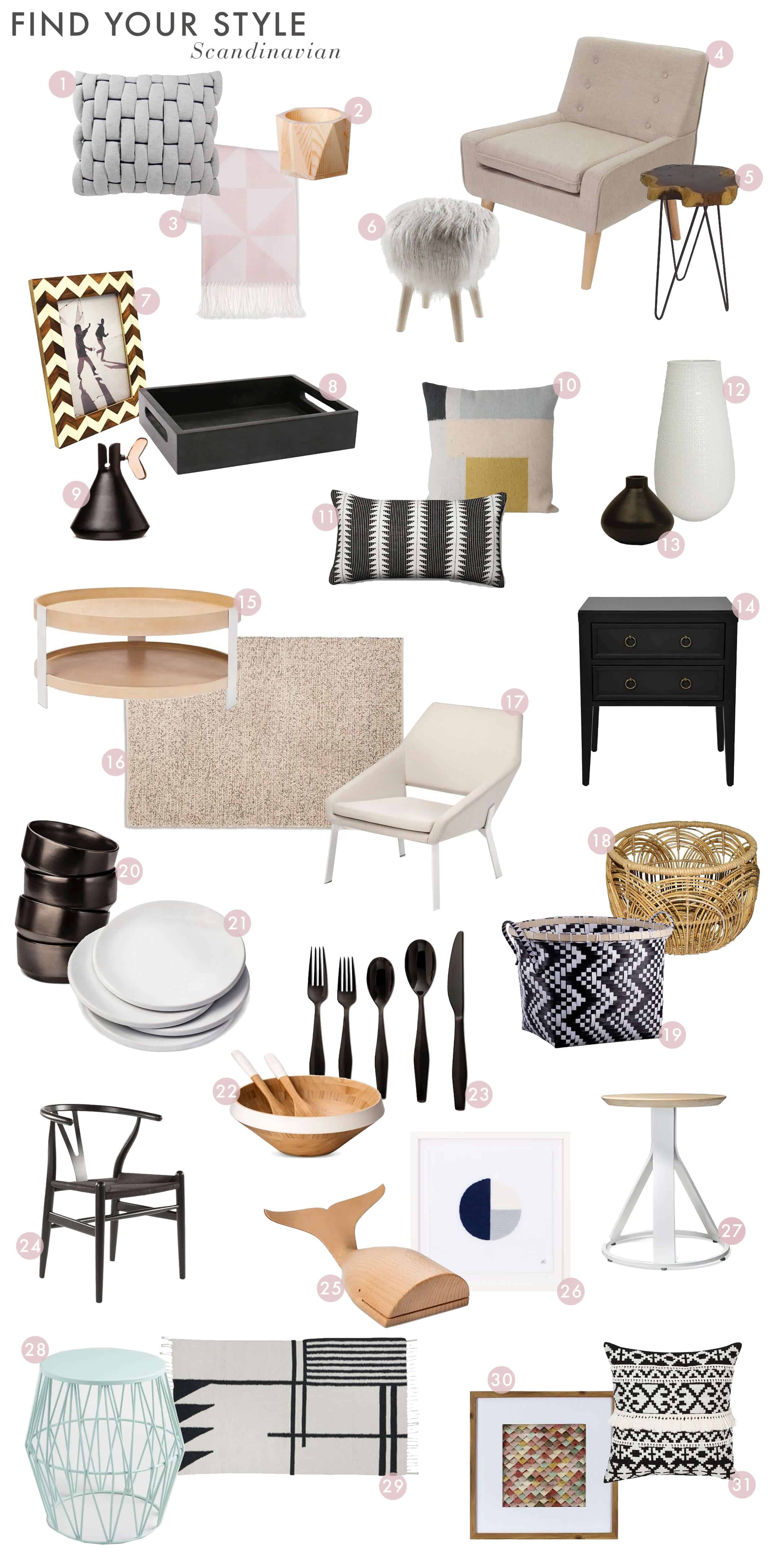 Emily Henderson_Find Your Style_Style Quiz_Vignettes_Minimal_Sleek_White_Modern_Roundup_Scandinavian
