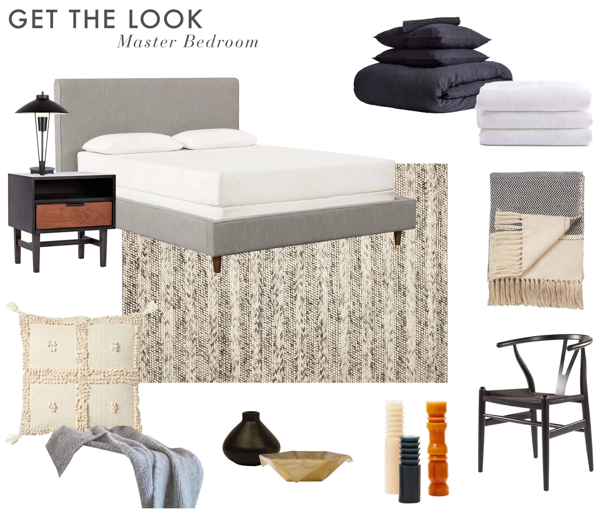 Emily Henderson_Parachute_Bedding_Scott Horne_Bedroom_Masculine_Monochromatic_Neutral_Soft_For Sale_Get the Look