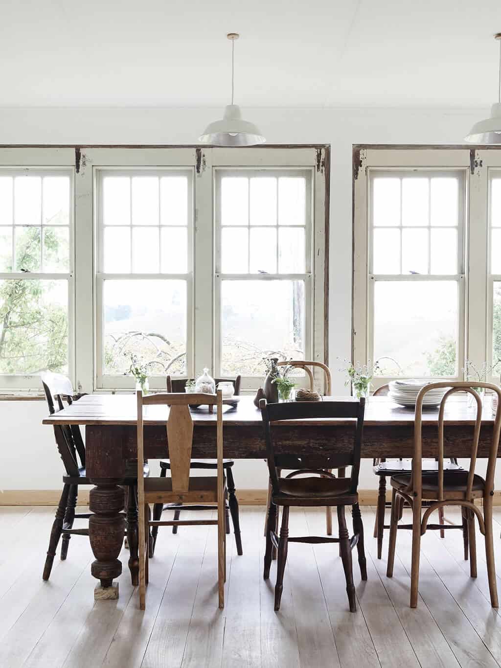 Emily Henderson_Ask the Audience_Dining Room_Chairs_Table_Mix and Match_Inspiration Photo_1