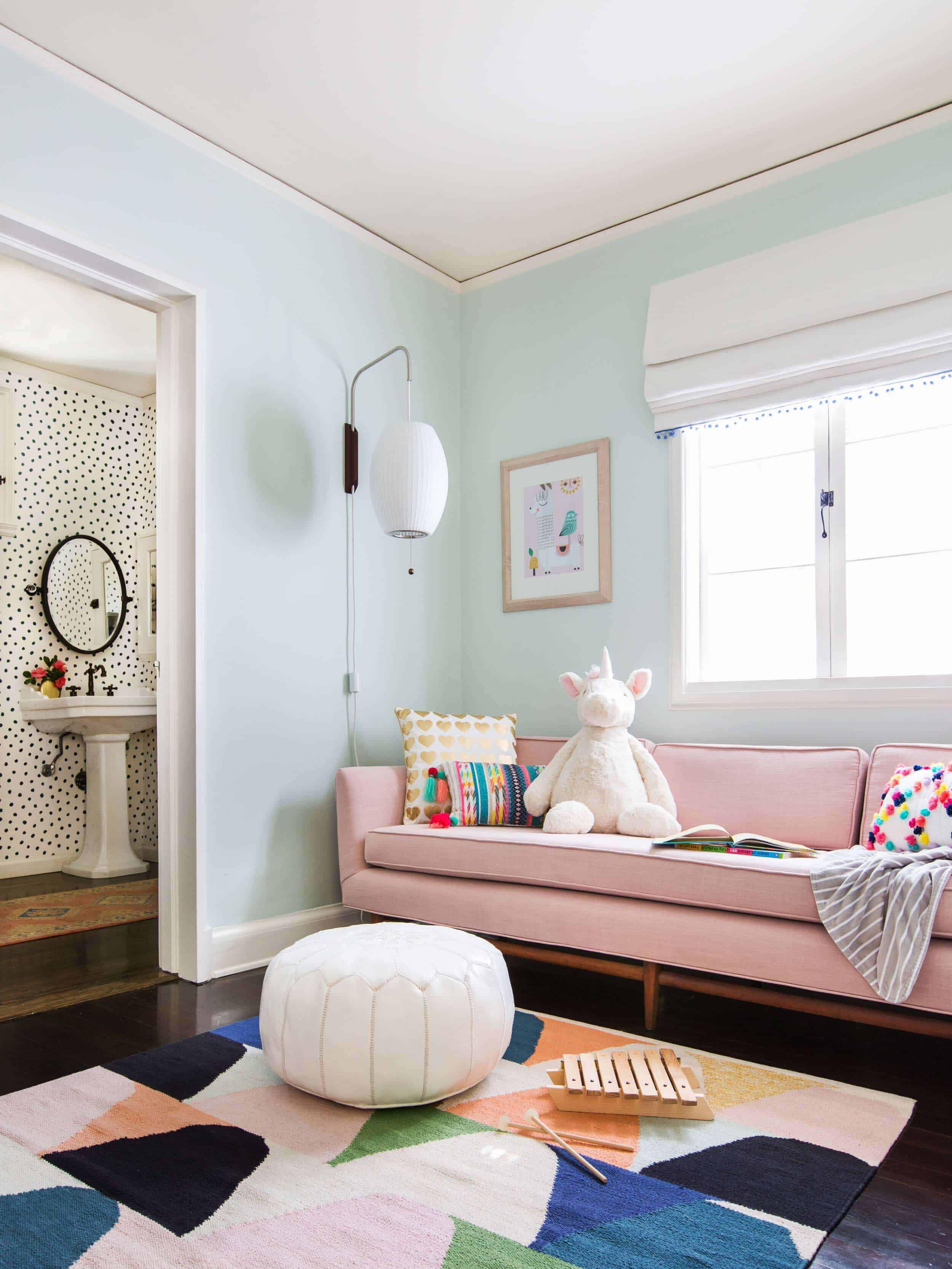 Emily Henderson_Full Design_Girls Playroom_Whimsical_Pink_Playful_1