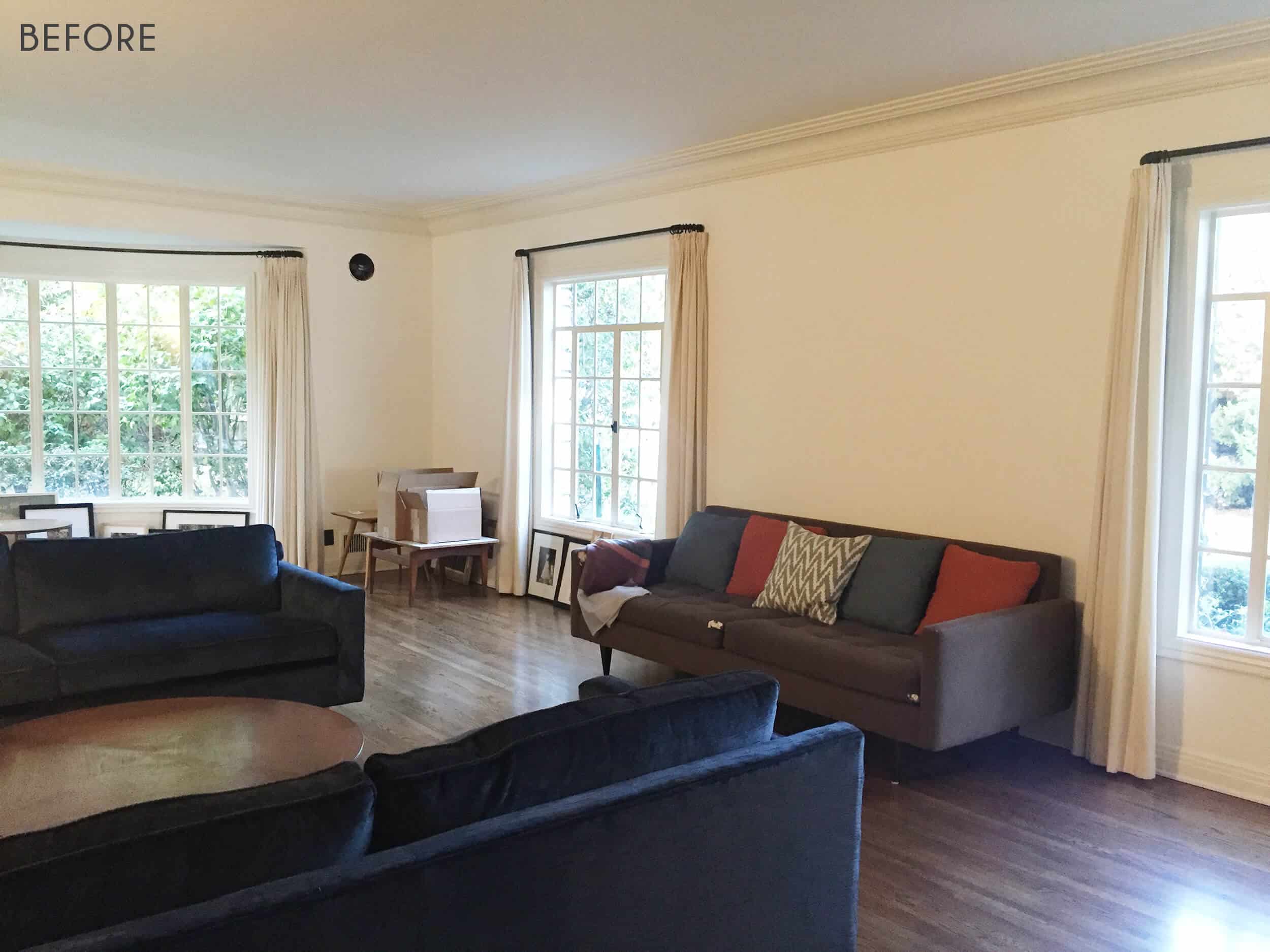 Emily Henderson_Griffith Park Home_Traditional_Italian_Mid Century_Living_Room_Before_2