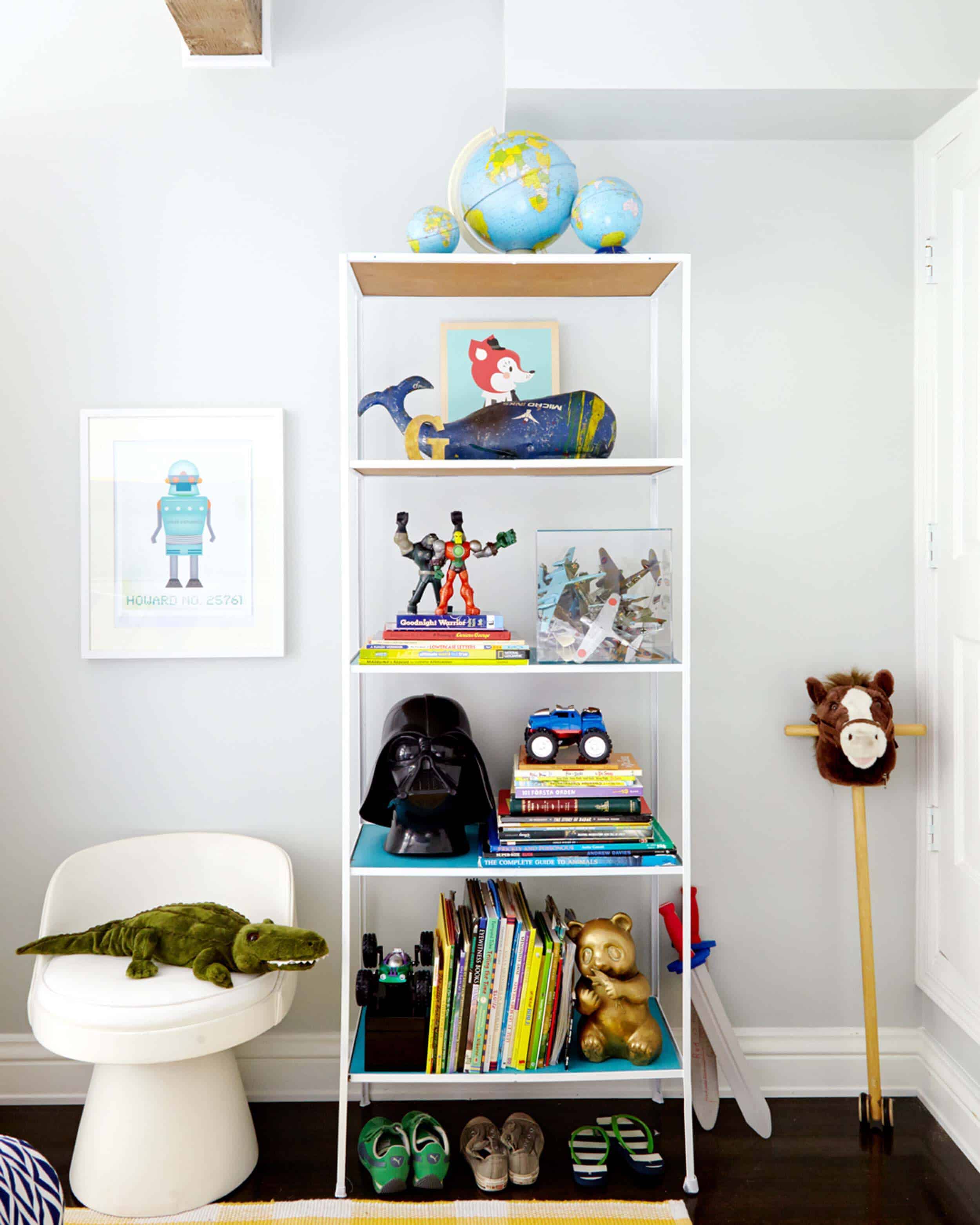 Emily Henderson_Shelves_Tall_WIde_Accent_Organization_Bookcase_1