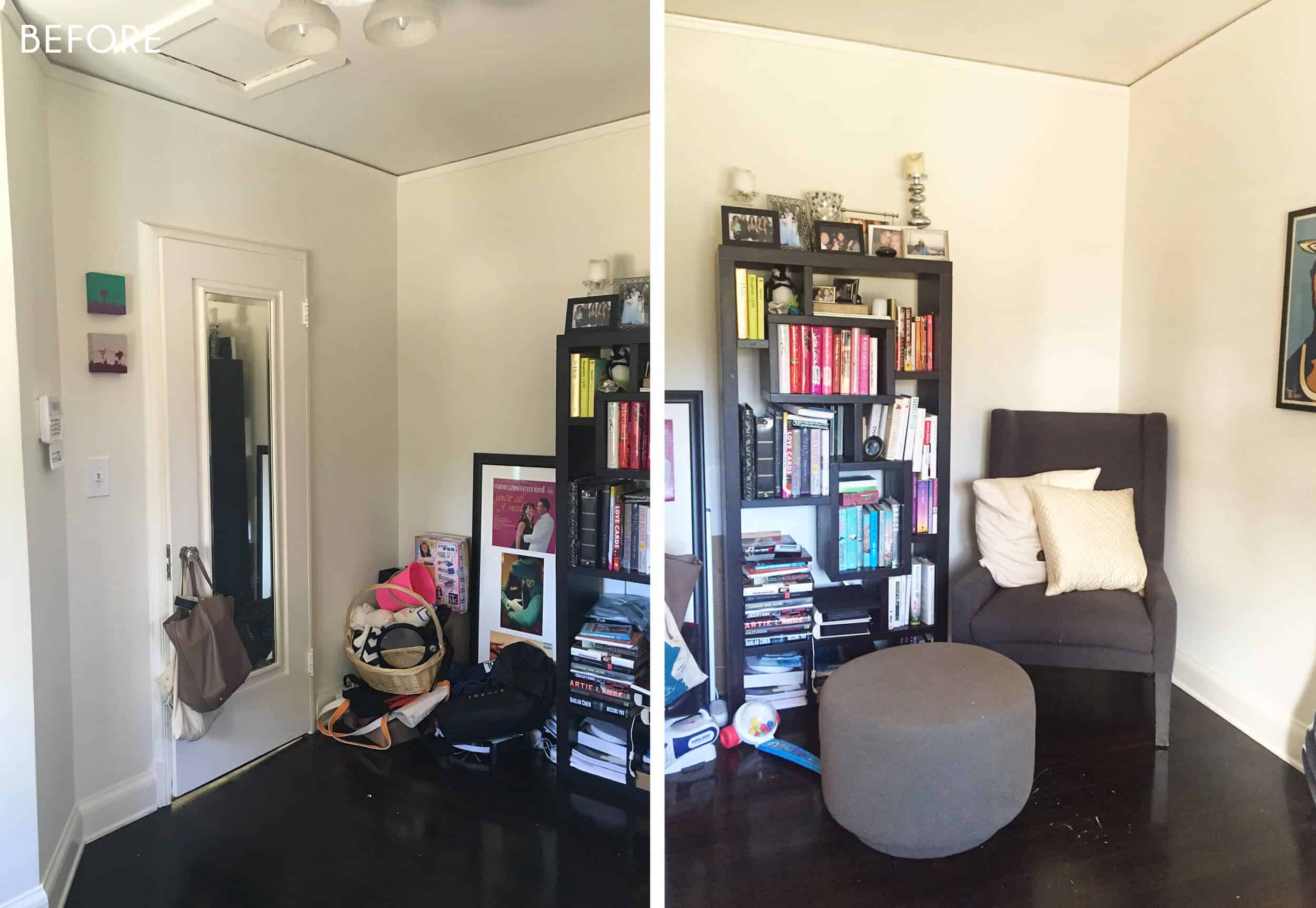 Playroom_Girls_Bright_Happy_Modern_Emily Henderson_Before_Side by Side_2