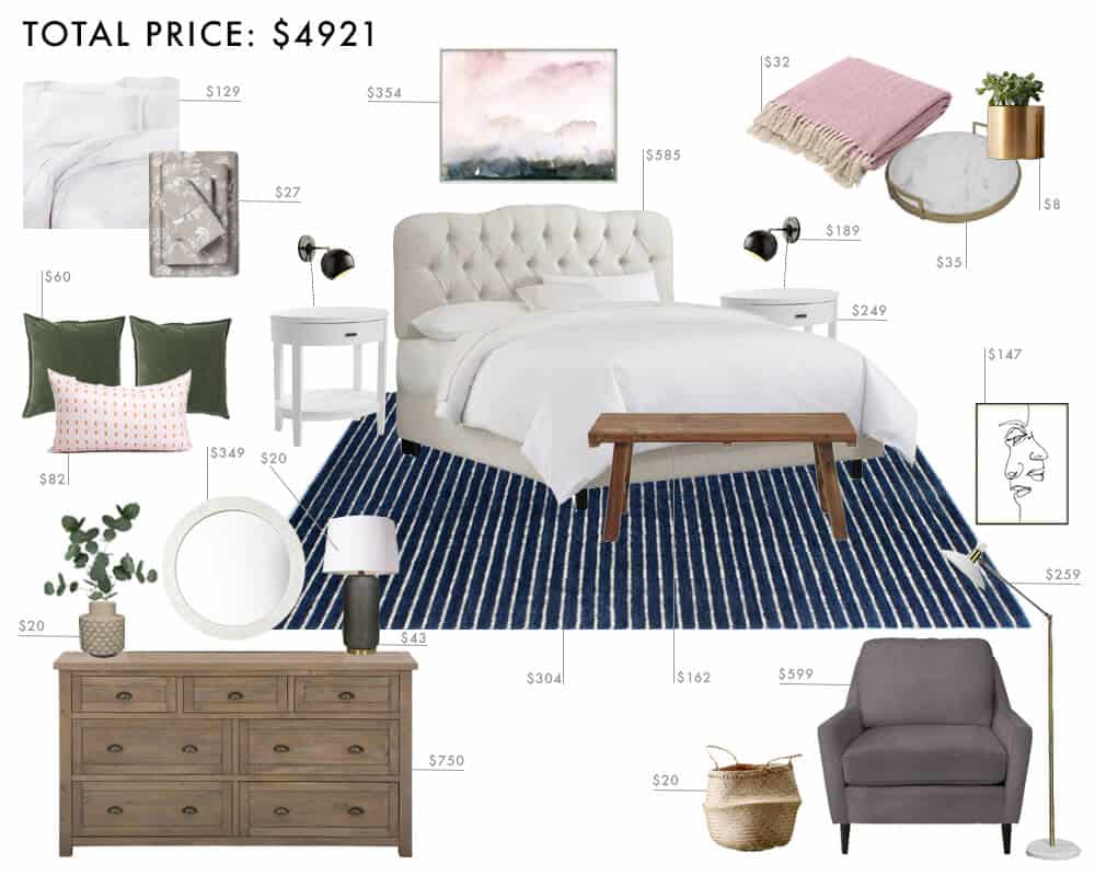 Emily Henderson_Budget Rooms_1 Room_3 Ways_Modern Tradition_Bedroom_5000