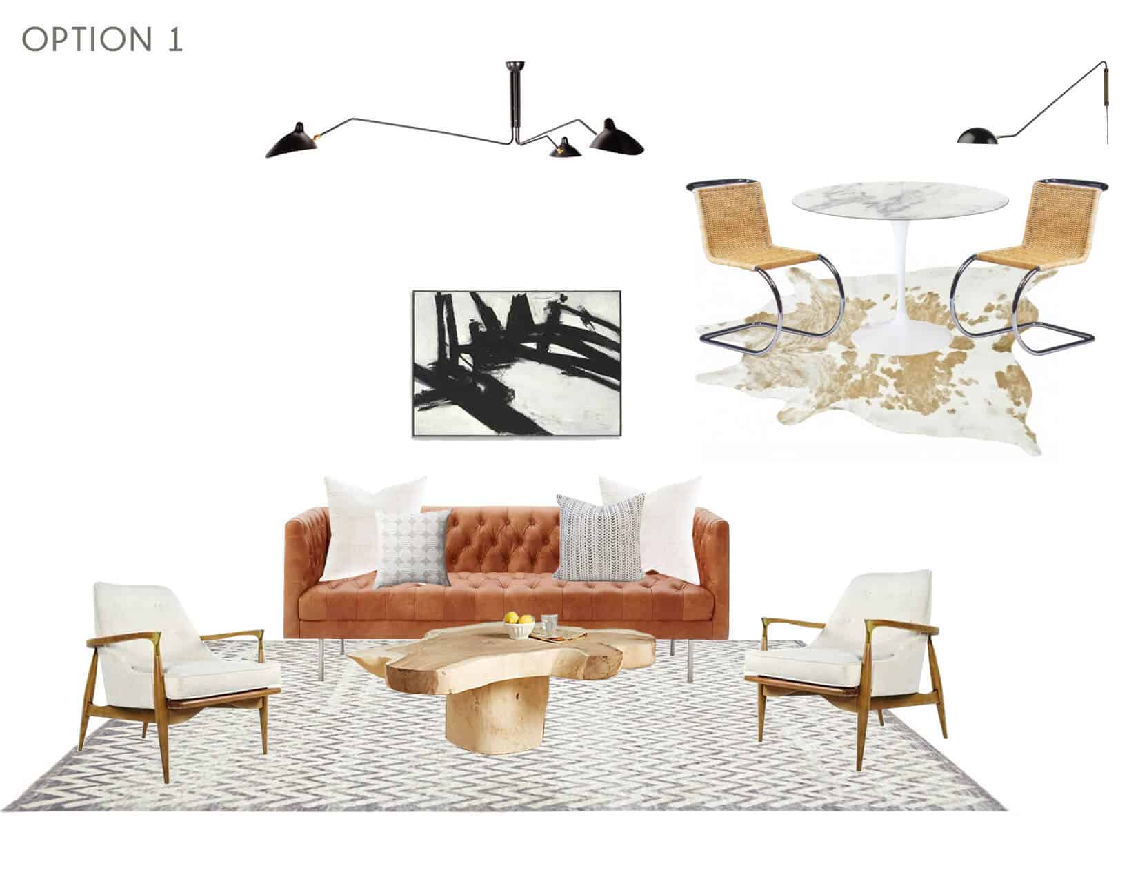 Emily Henderson_Full Design_Sunroom_Introduction_Moodboard_Option 1