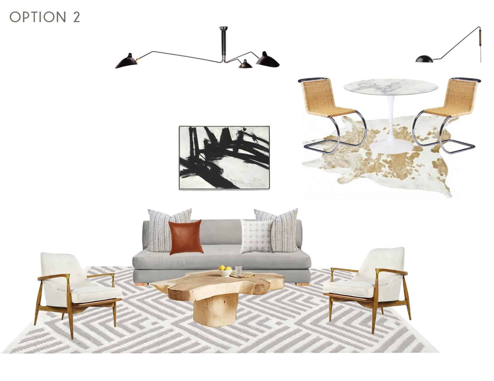 Emily Henderson_Full Design_Sunroom_Introduction_Moodboard_Option 2