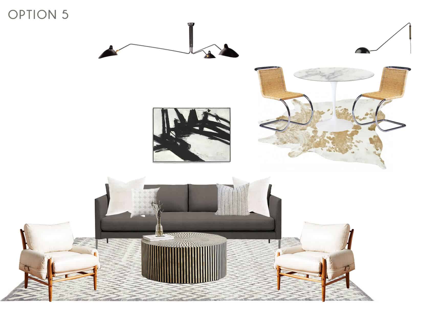 Emily Henderson_Full Design_Sunroom_Introduction_Moodboard_Option 5