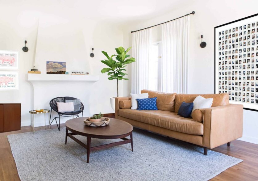 Living Room With Tree Option