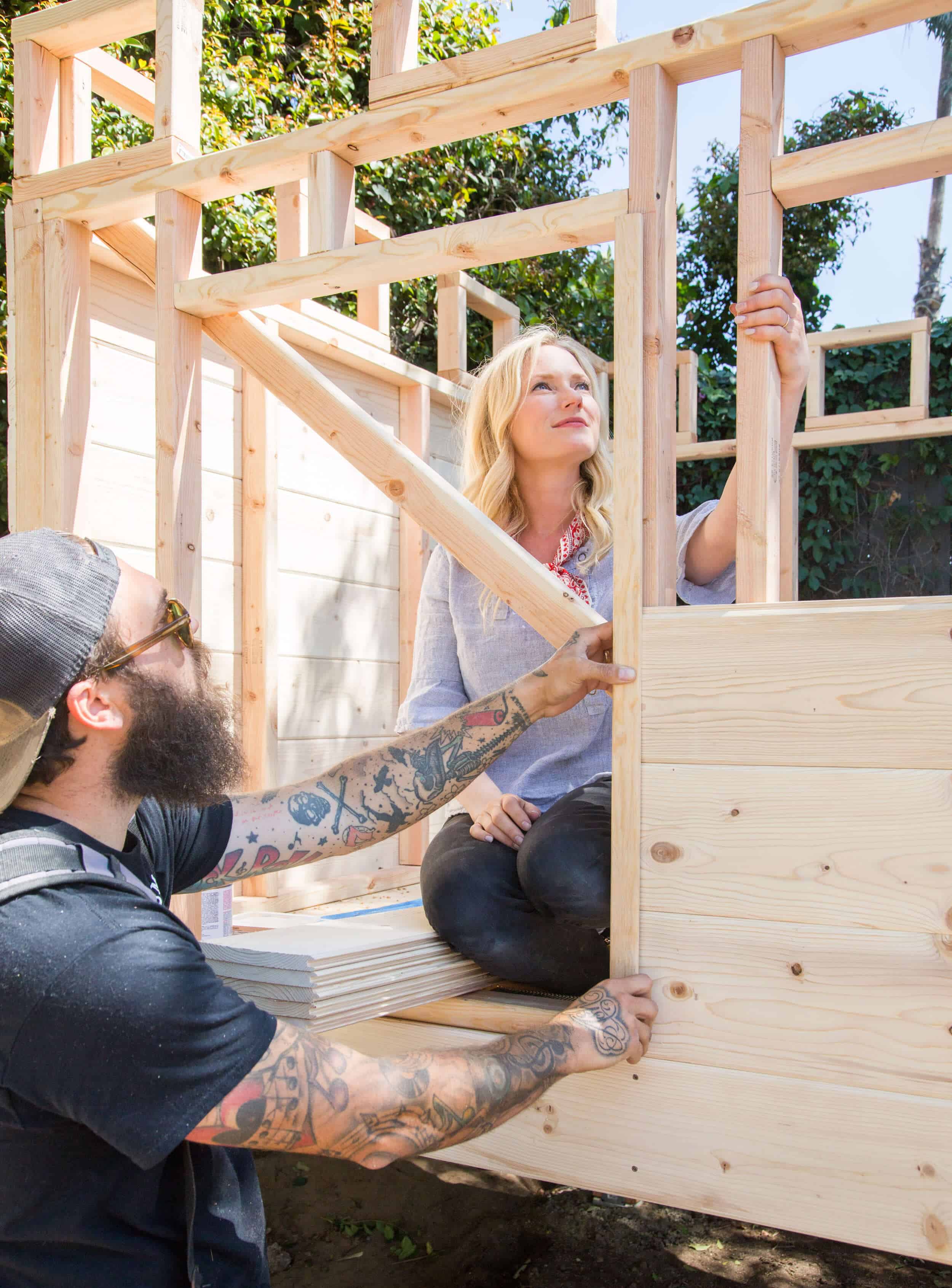 Emily-Henderson_House_Modern_English_Traditional_Wood-Naturally_Castle-Fort_Building-Progress_4