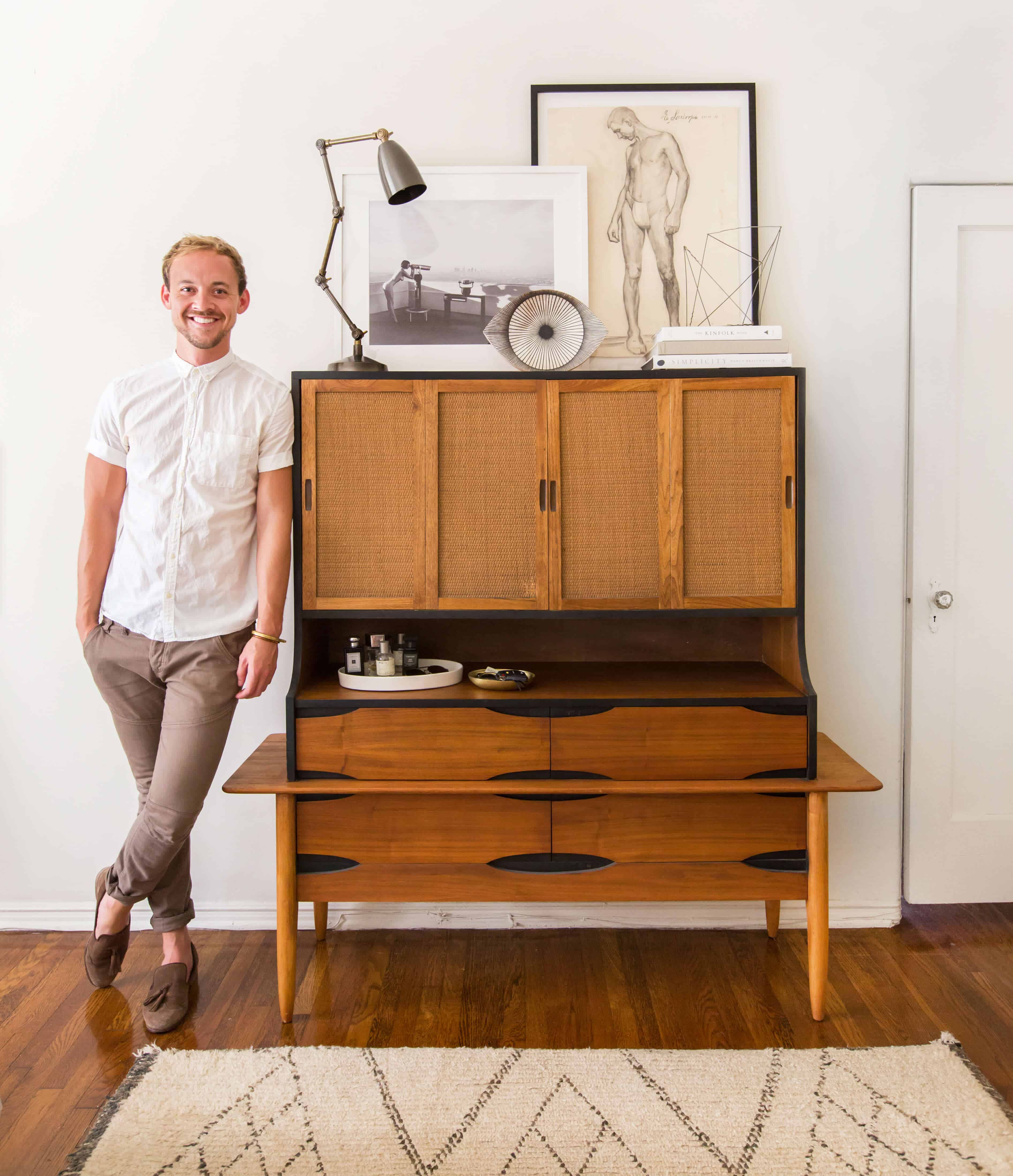 Brady-Tolbert_Emily-Henderson_Hutch_MidCentury_Best-Interior-Designer_Masculine_Modern_White_Casual_Portrait_1_edit_crop