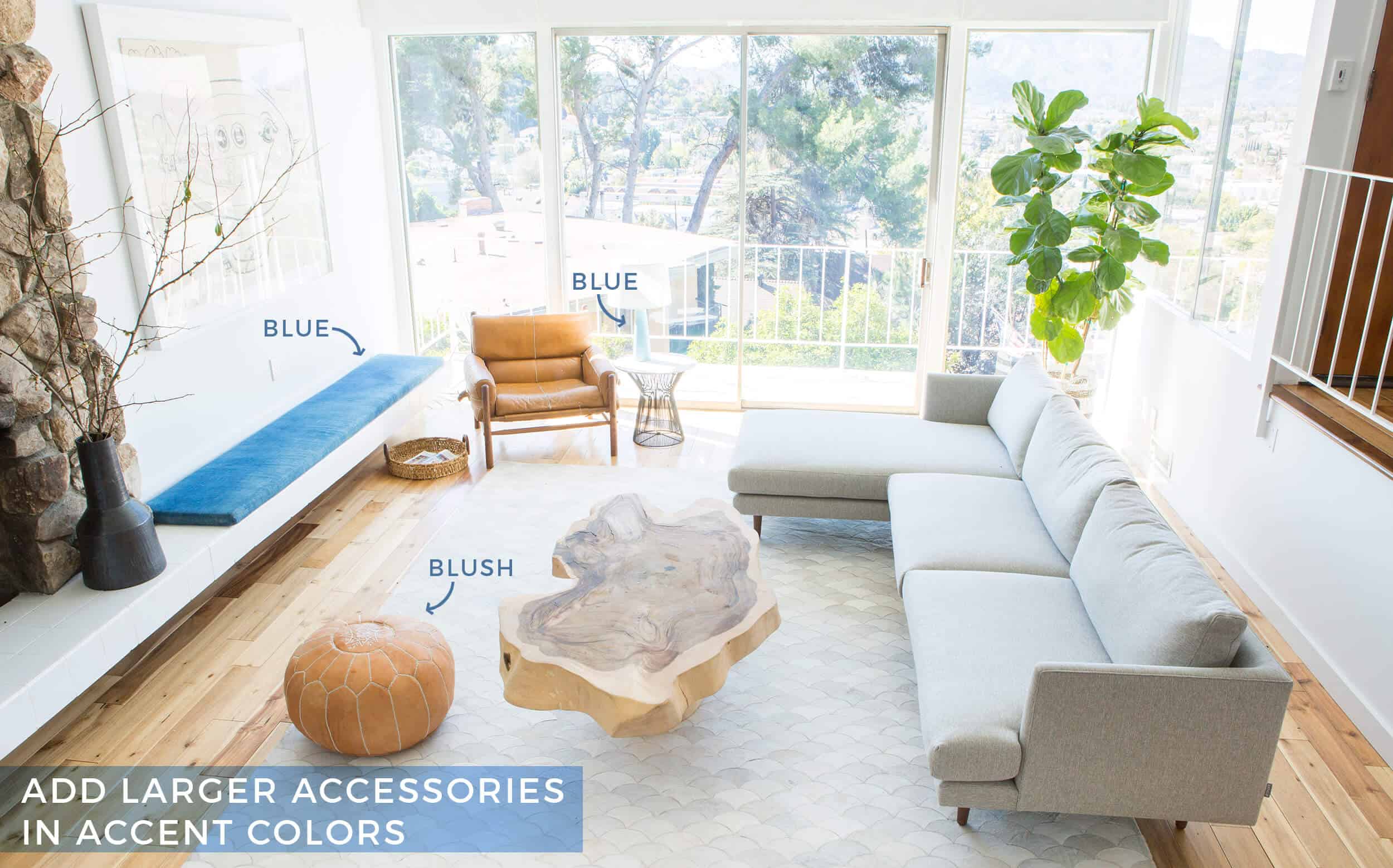 How To Add Style To A Neutral Living Room Step 2