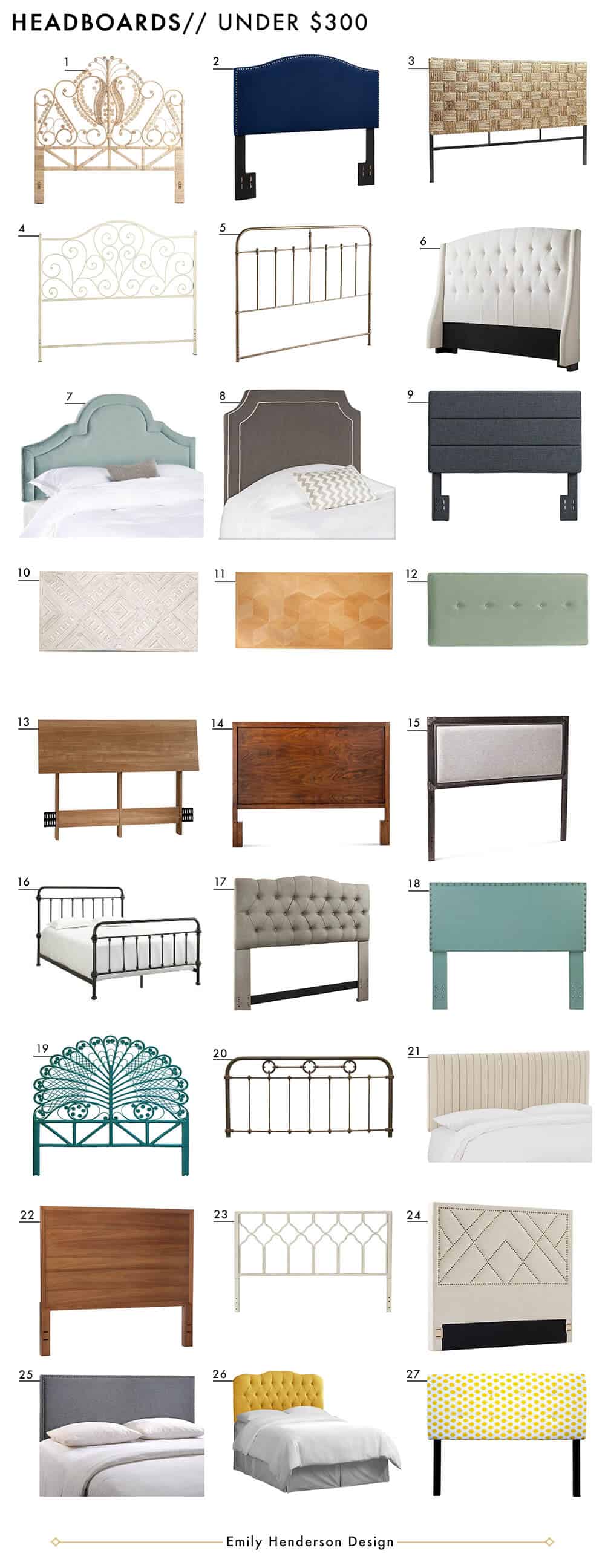 Headboards Under 300 Layout