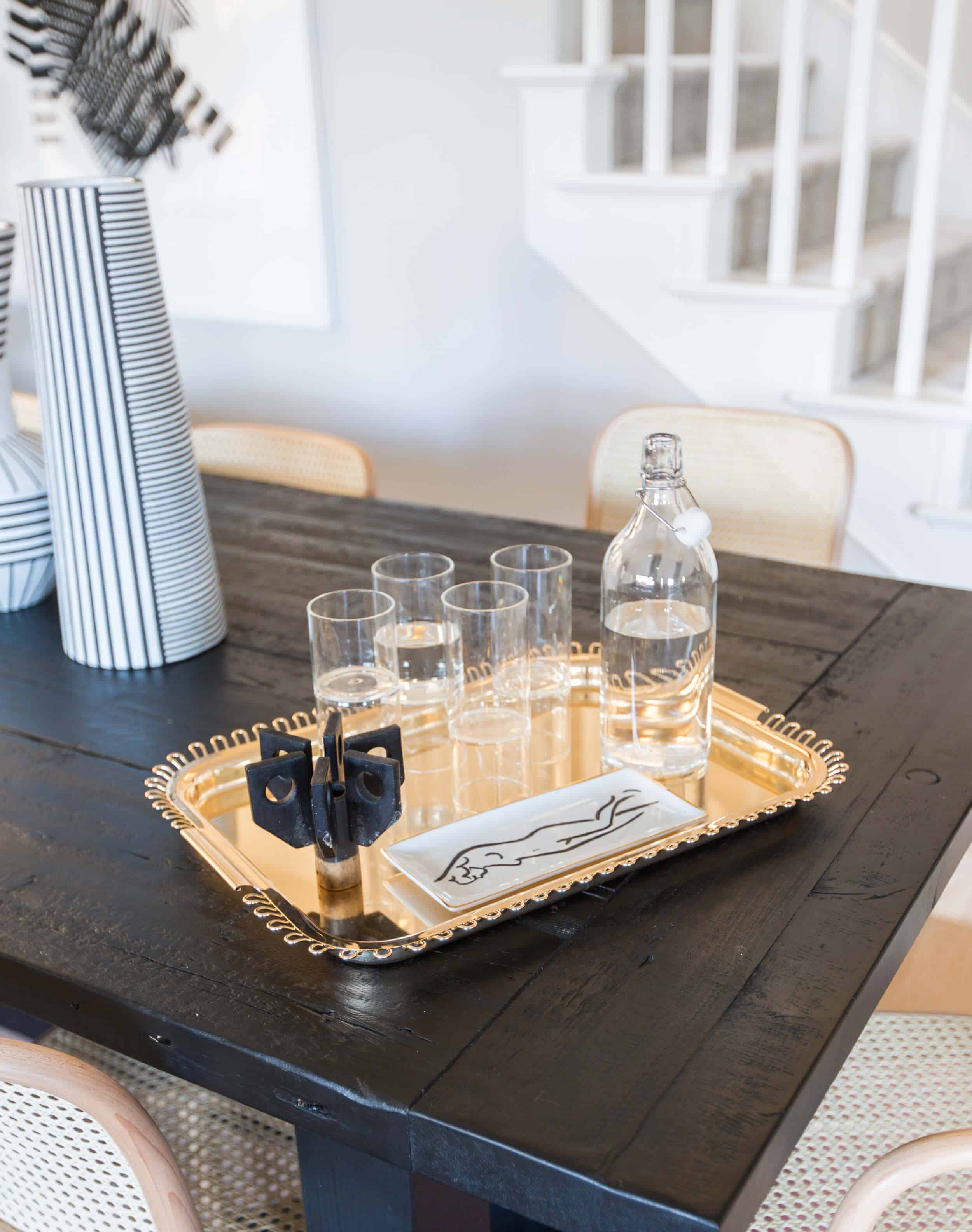 Emily Henderson Design Milk Modern Pink Black And White Jaimie Derringer Living Room Reveal 14