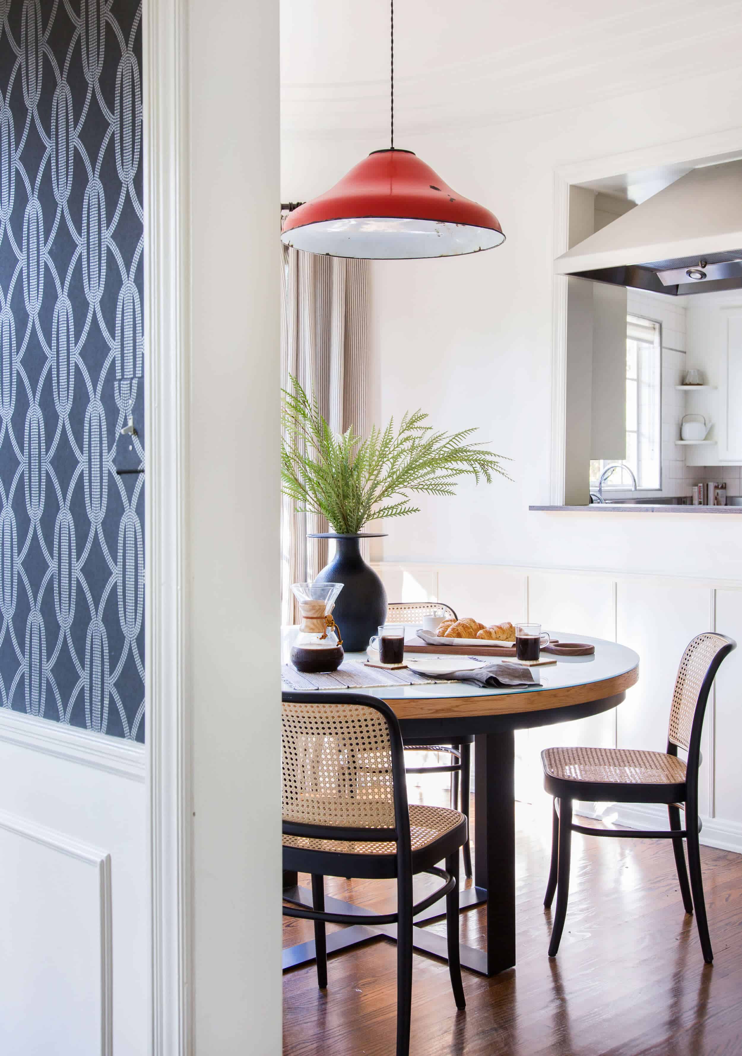 Emily Henderson Griffith Park House Traditional Italian Modern Dining Nook Reveal 01