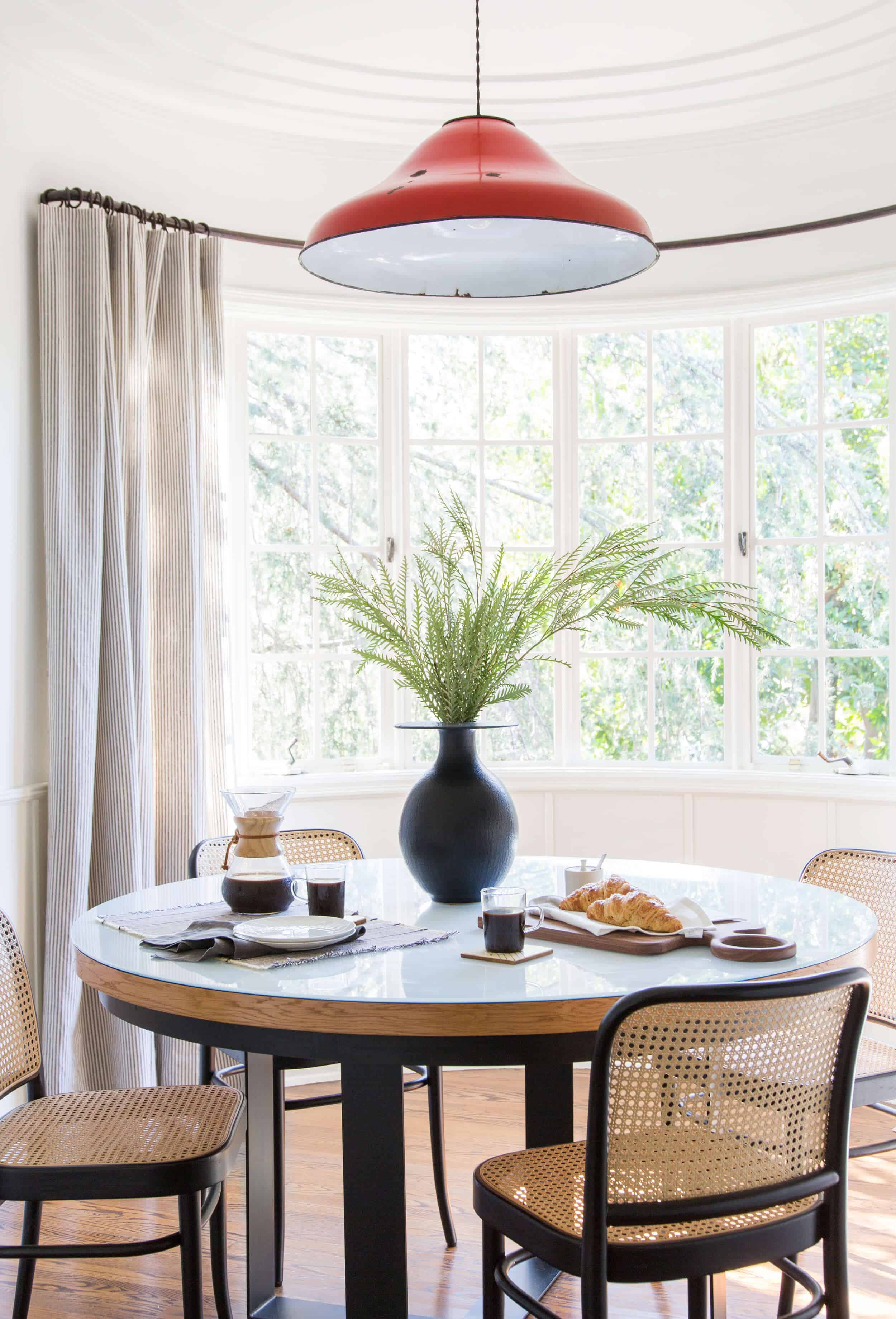 Emily Henderson Griffith Park House Traditional Italian Modern Dining Nook Reveal 02