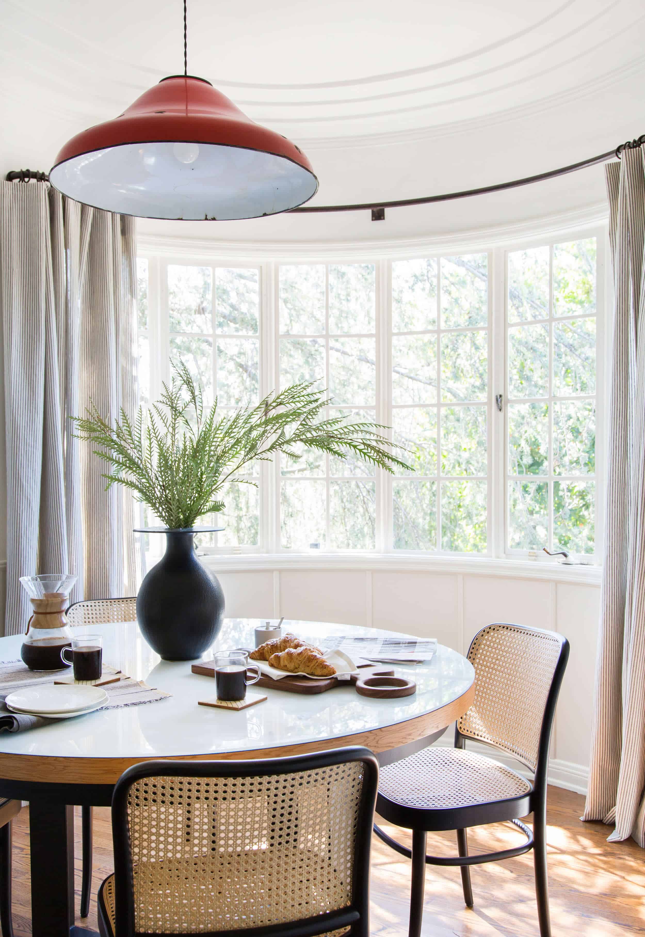 Emily Henderson Griffith Park House Traditional Italian Modern Dining Nook Reveal 031