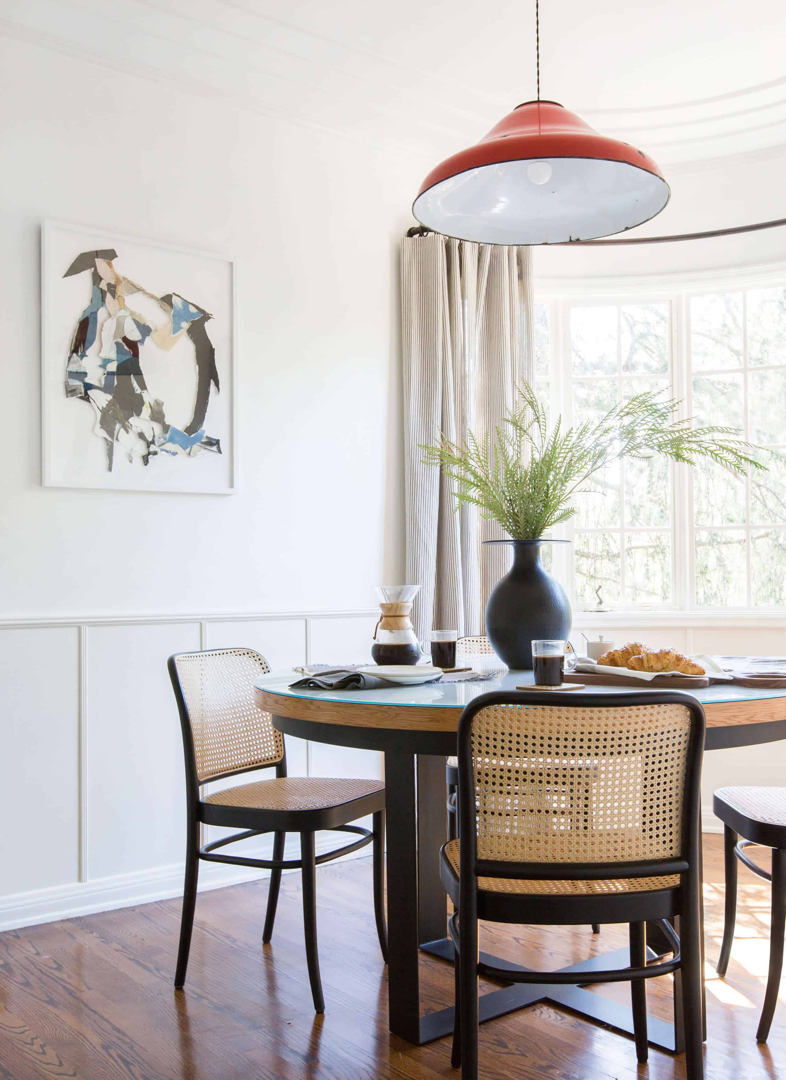 Emily Henderson Griffith Park House Traditional Italian Modern Dining Nook Reveal 08