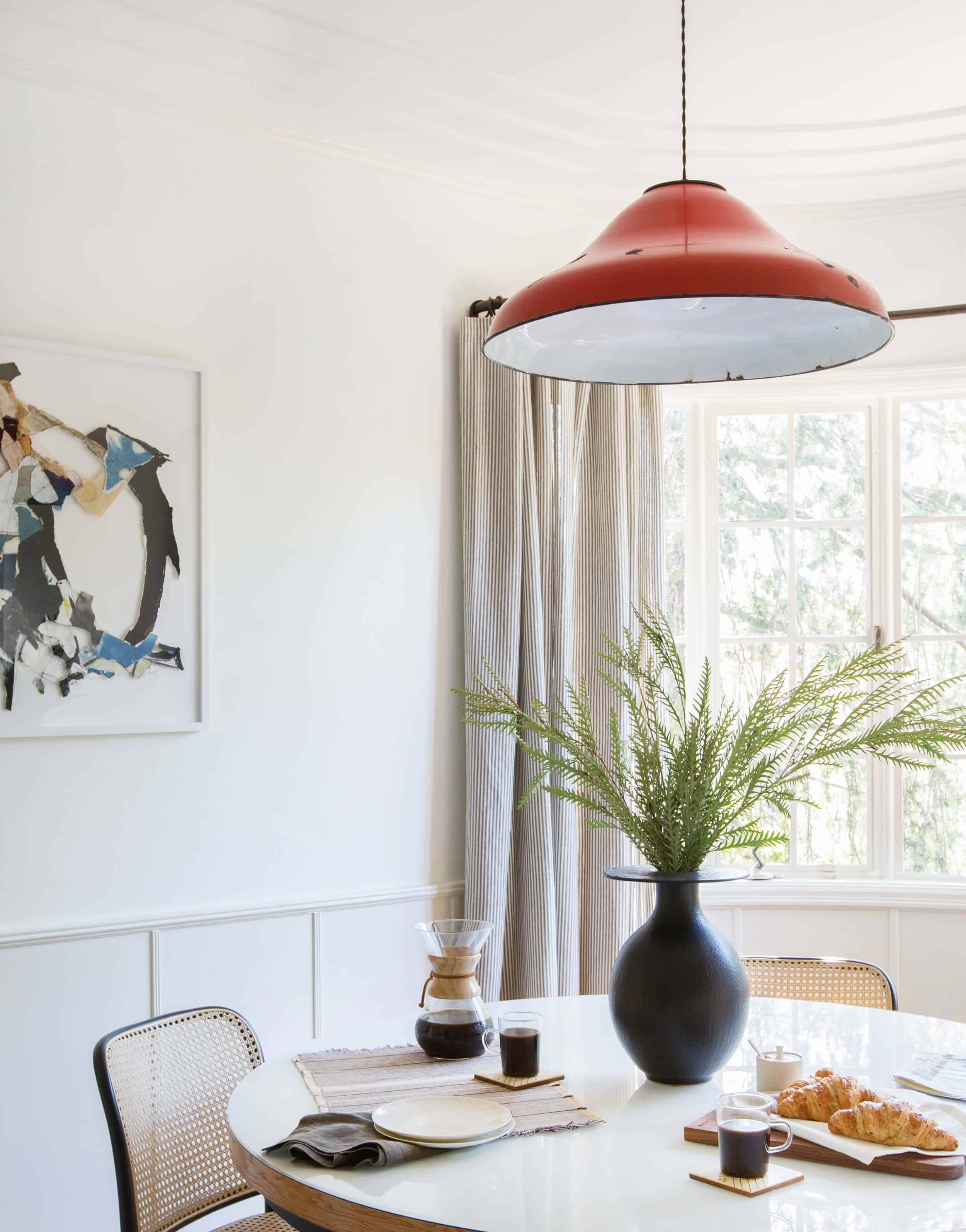 Emily Henderson Griffith Park House Traditional Italian Modern Dining Nook Reveal 09