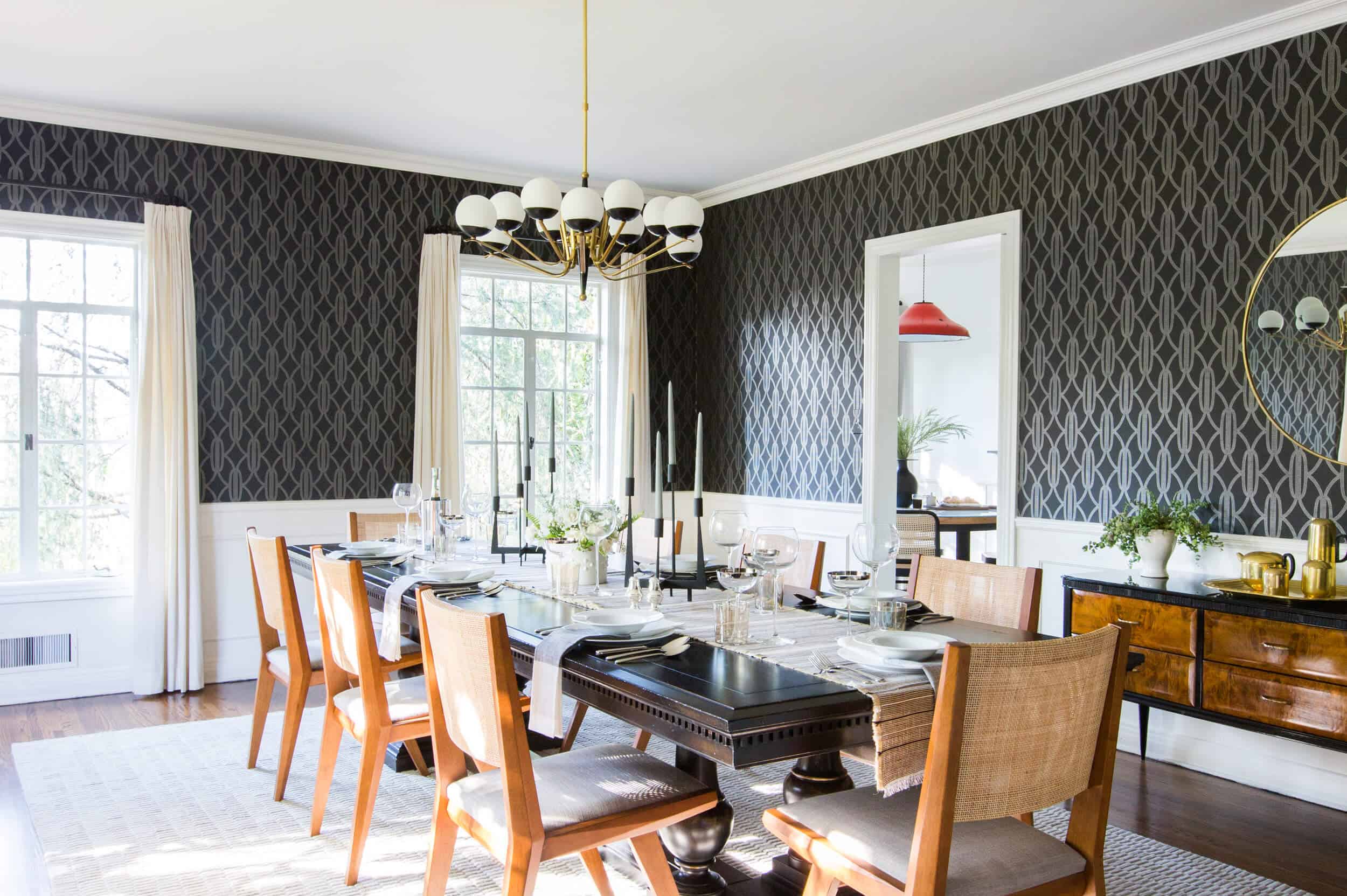 Emily Henderson Griffith Park House Traditional Italian Modern Dining Room Reveal 02