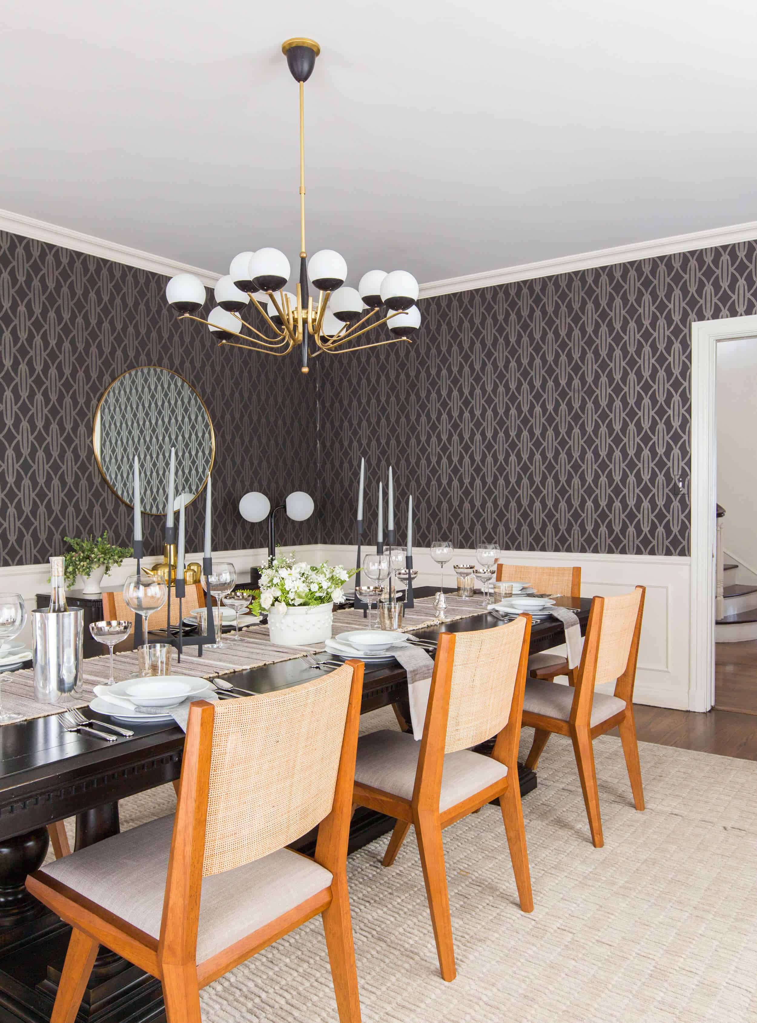 Emily Henderson Griffith Park House Traditional Italian Modern Dining Room Reveal 14