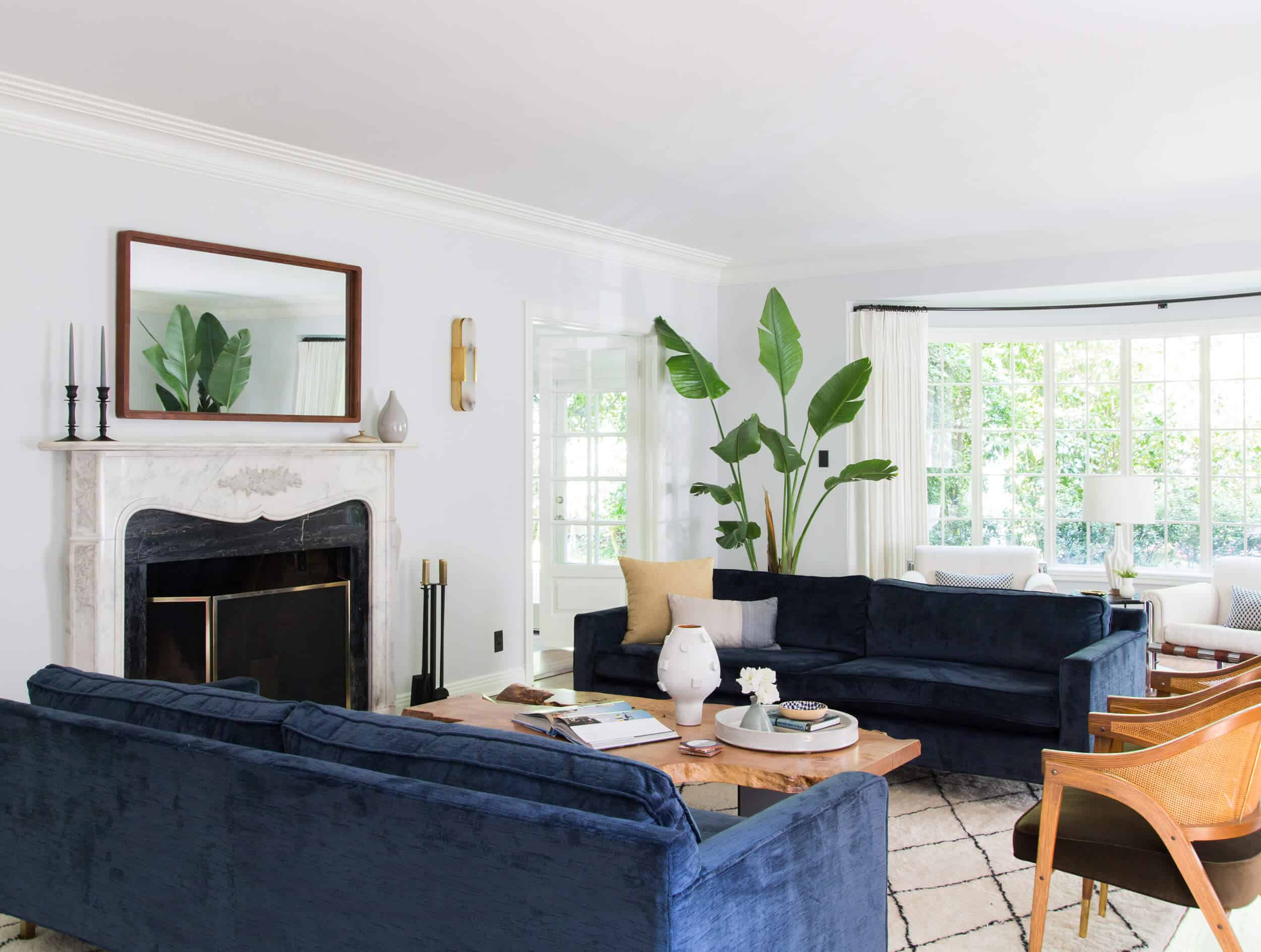 Emily Henderson Griffith Park House Traditional Italian Modern Living Room Reveal 07