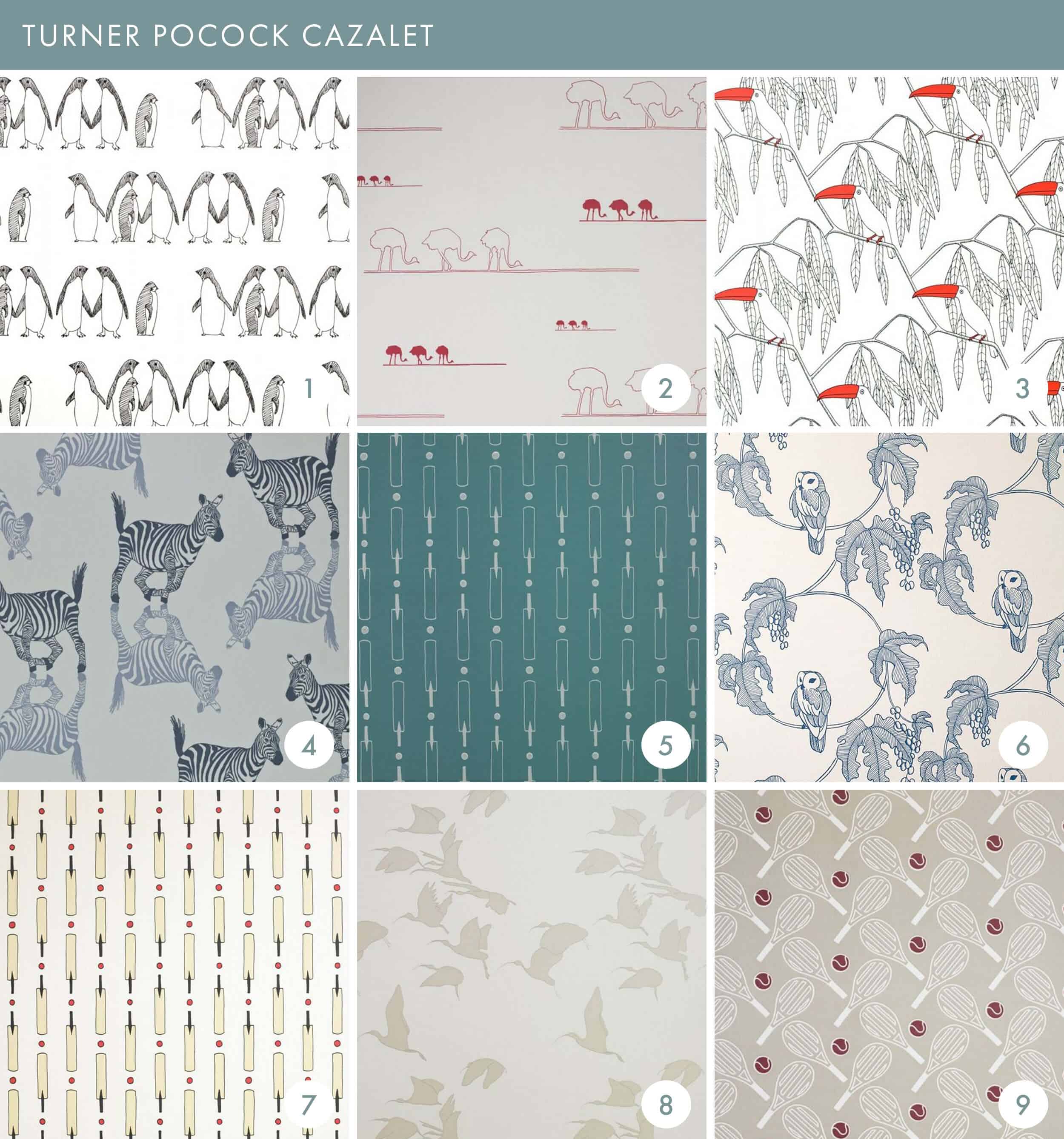 Emily Henderson Online Wallpaper Roundup Turner Pocock Cazalet