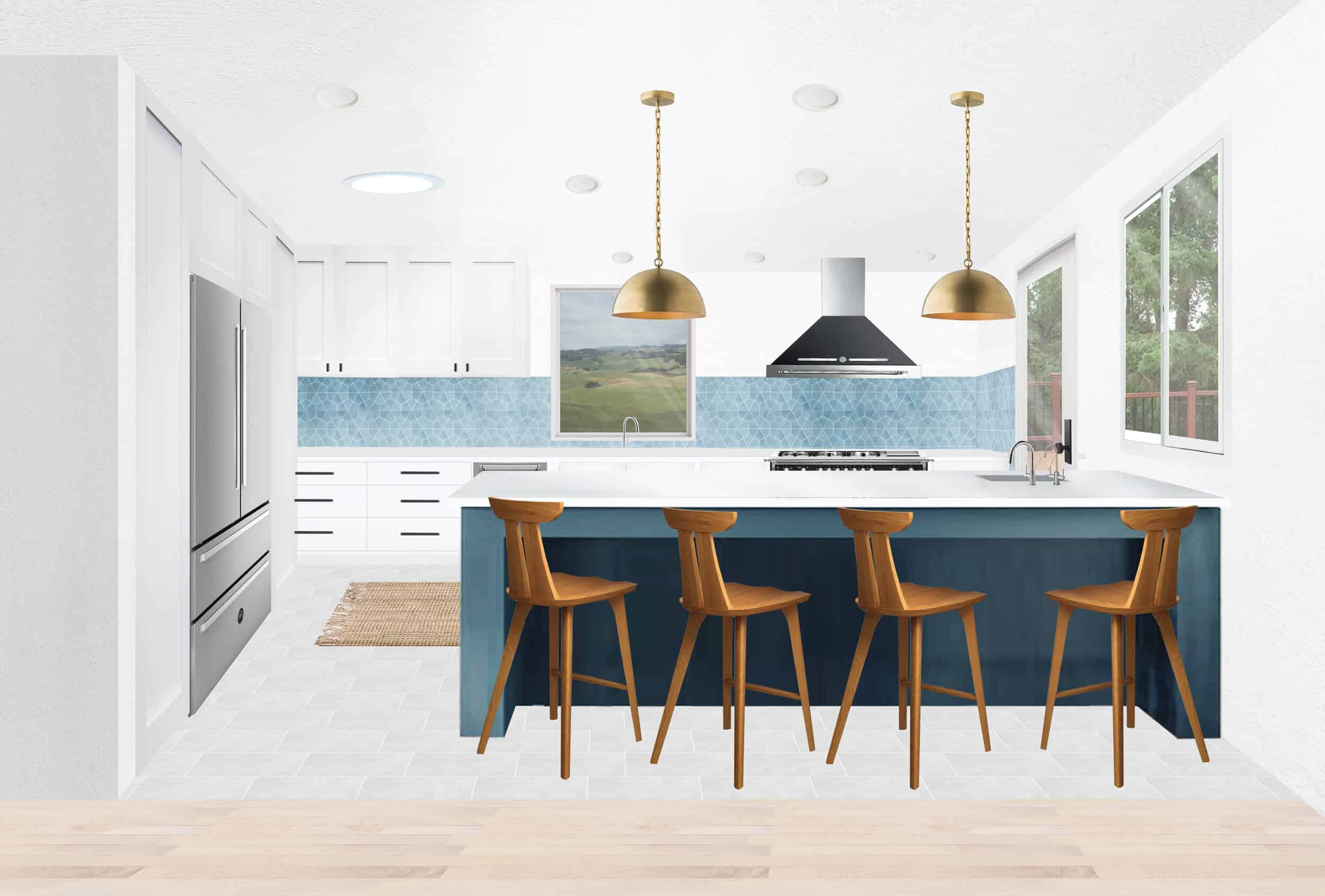 Catherines Kitchen Render Island Living Post